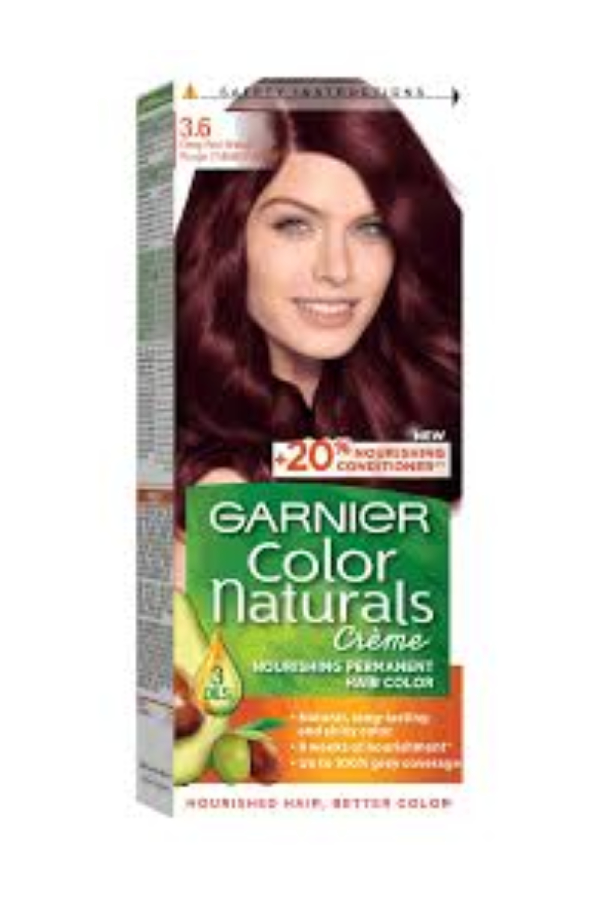 GARNIER COLOR NATURALS 3.6 DEEP RED BROWN (C1859)