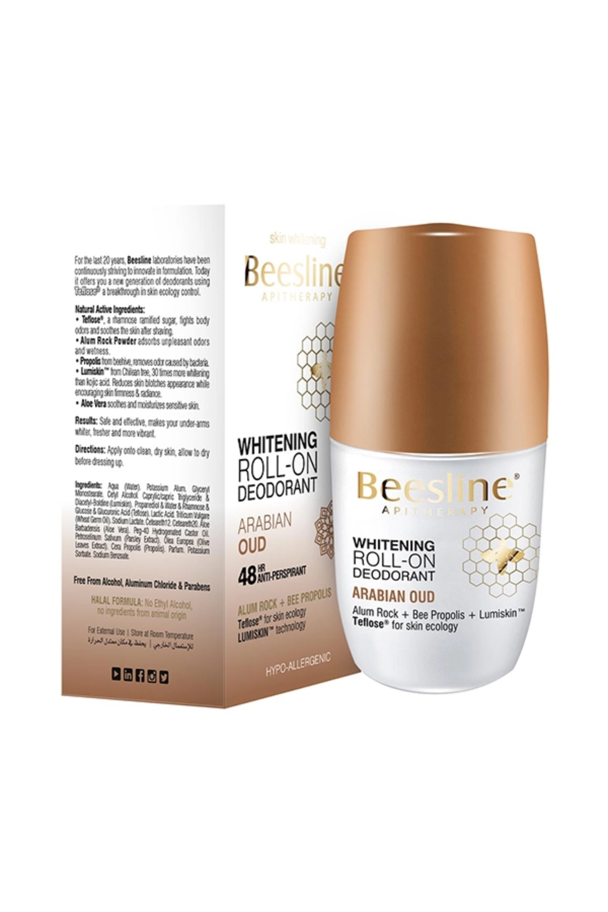BEESLINE WHITENING ROLL ON DEO ARABIAN OUD 50ML
