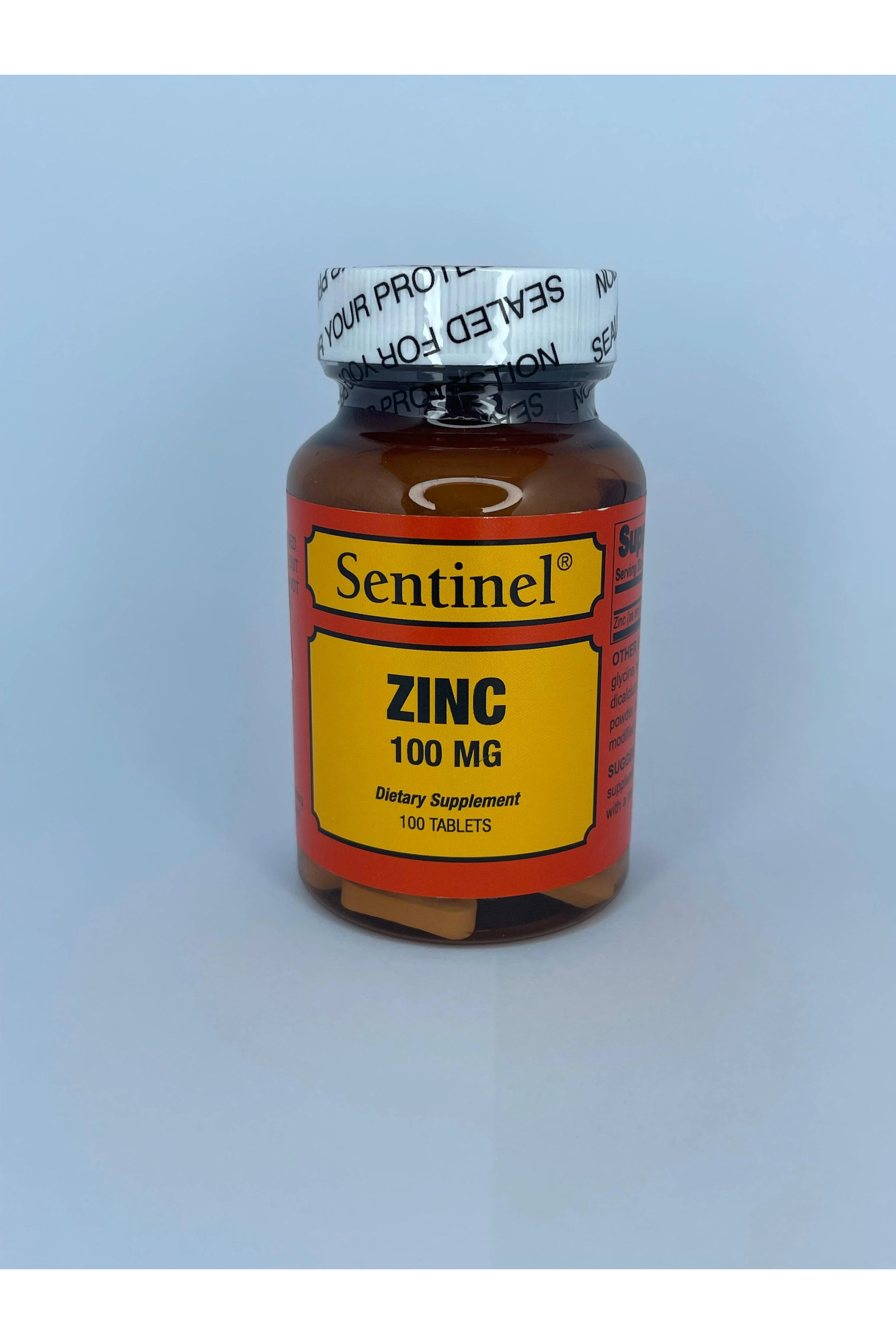 SENTINEL ZINC 100MG TAB 100'S