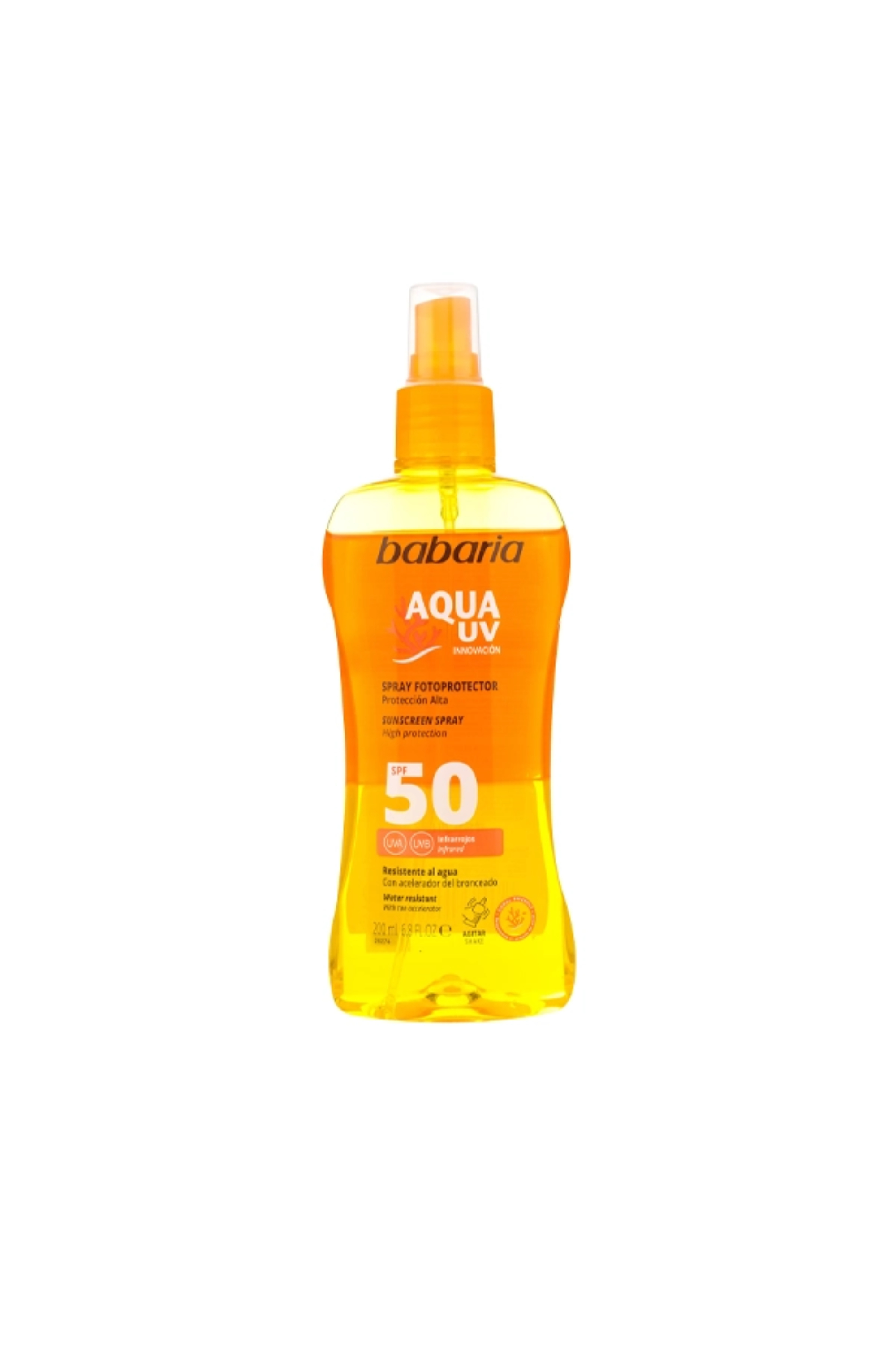 BABARIA SPRAY AQUA TWO FACED SPF 50 200ML