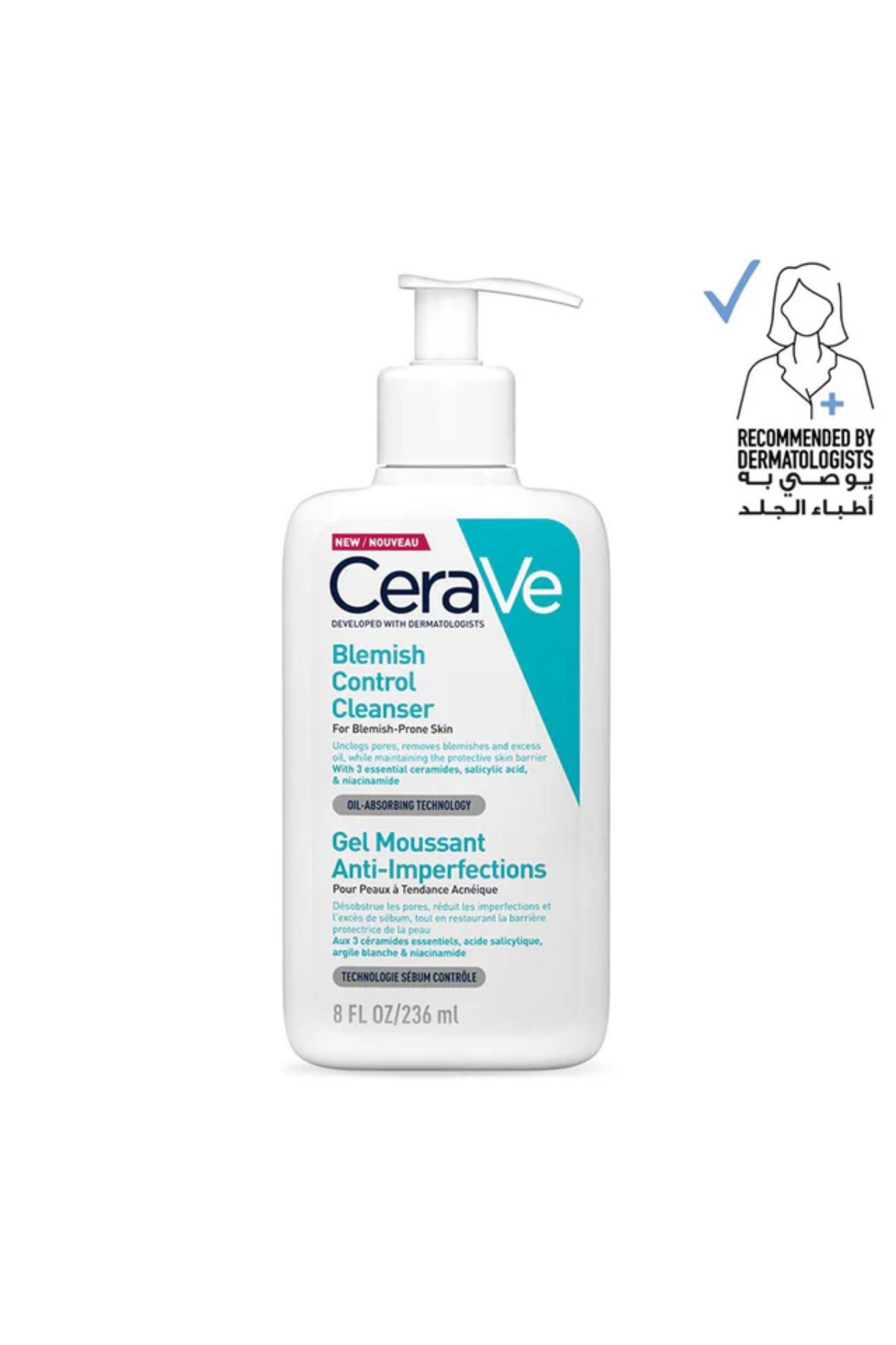 CERAVE BLEMISH CONTROL CLEANSER 236 ML