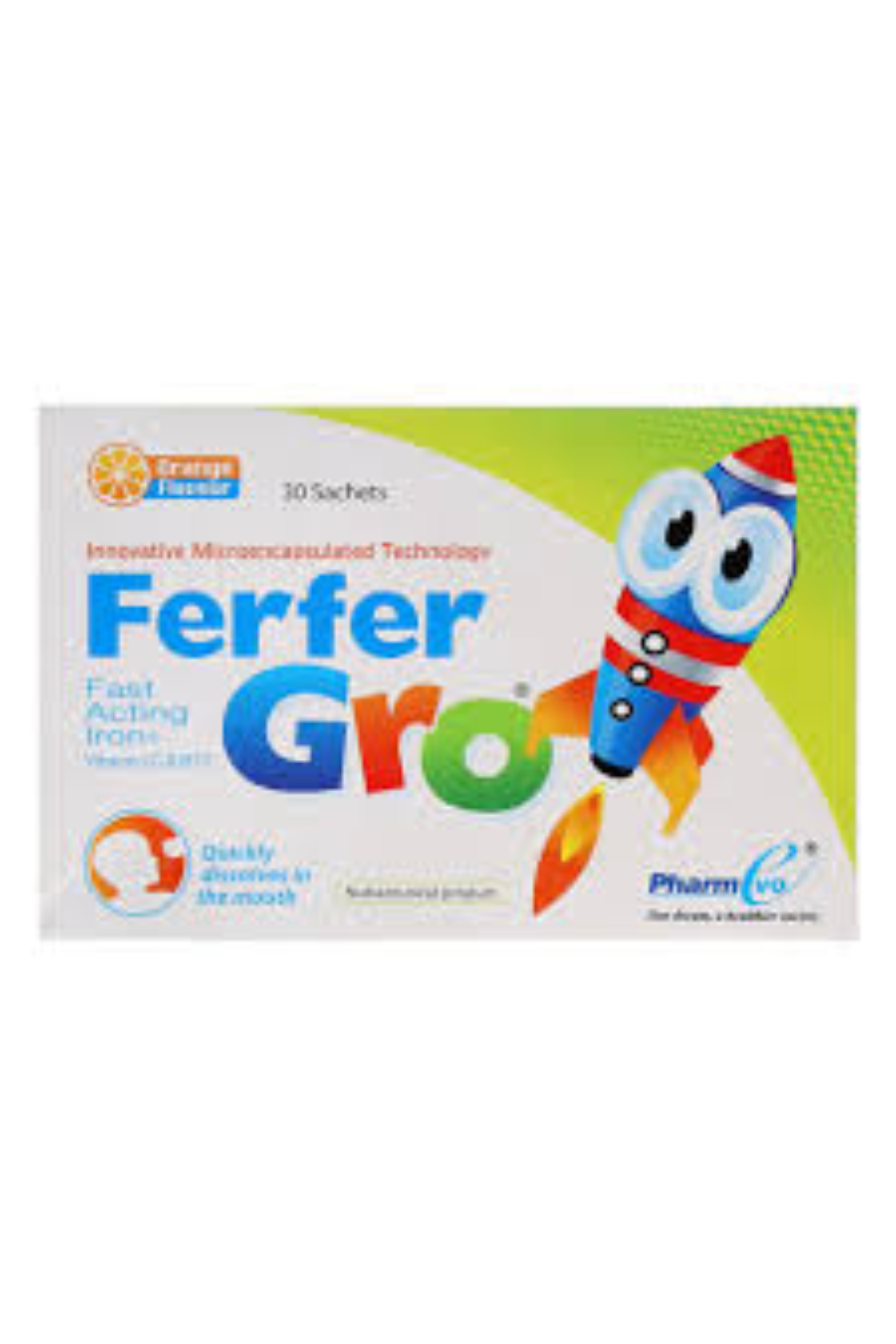 FERFER GRO IRON +C+B12 30 SACHETS