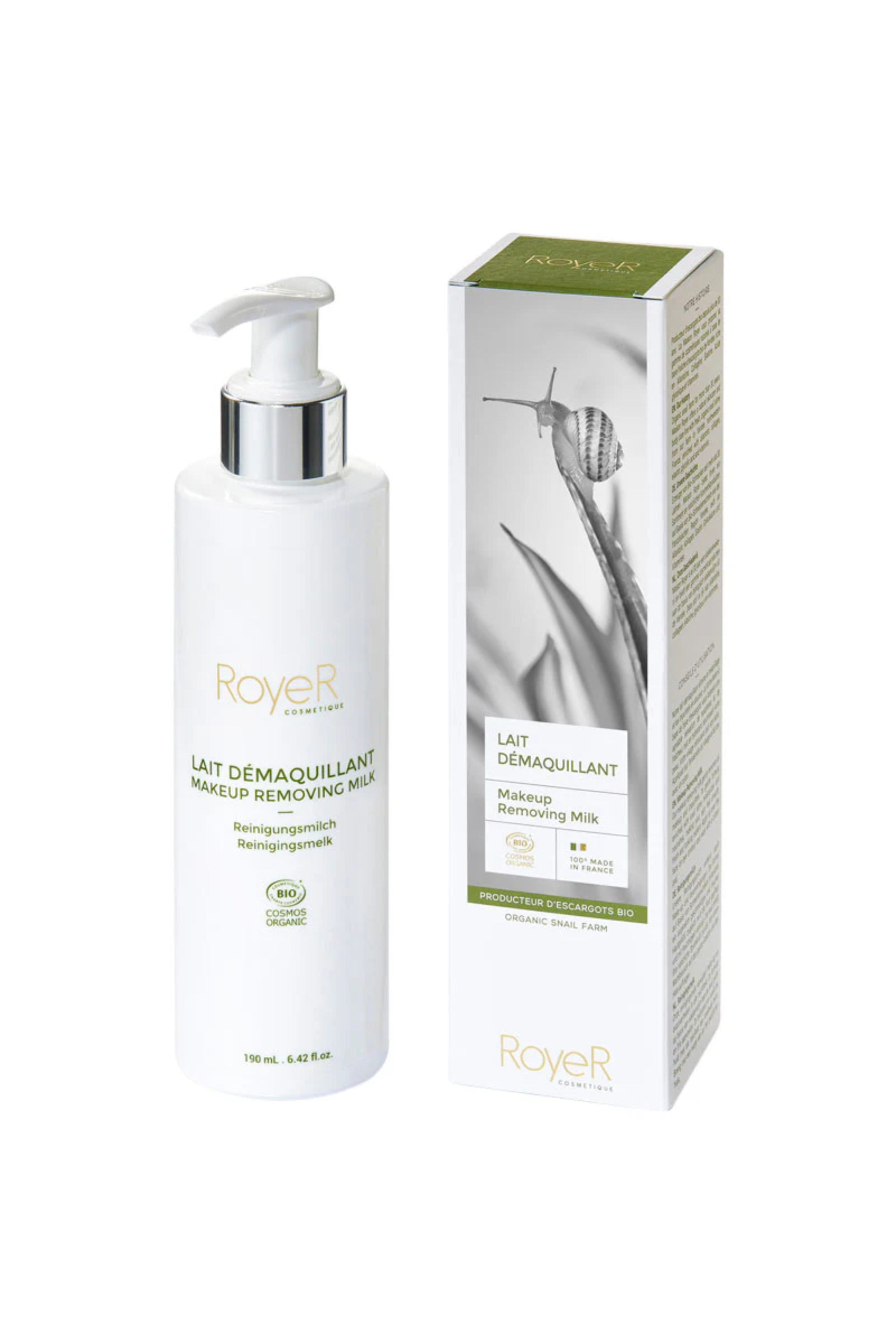 Royer Make up removing milk bio 190ml