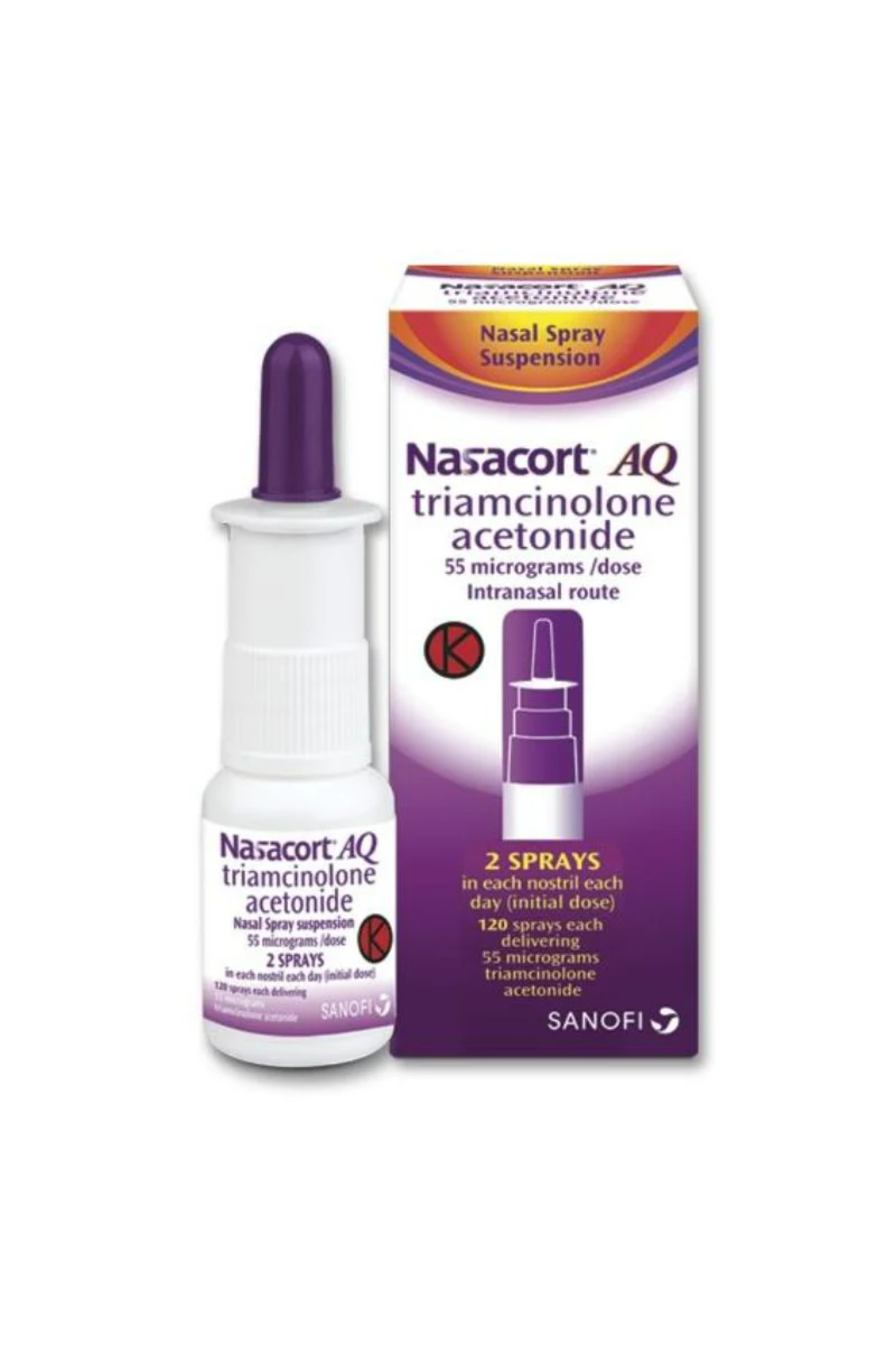 NASACORT AQUA 120 55MCG