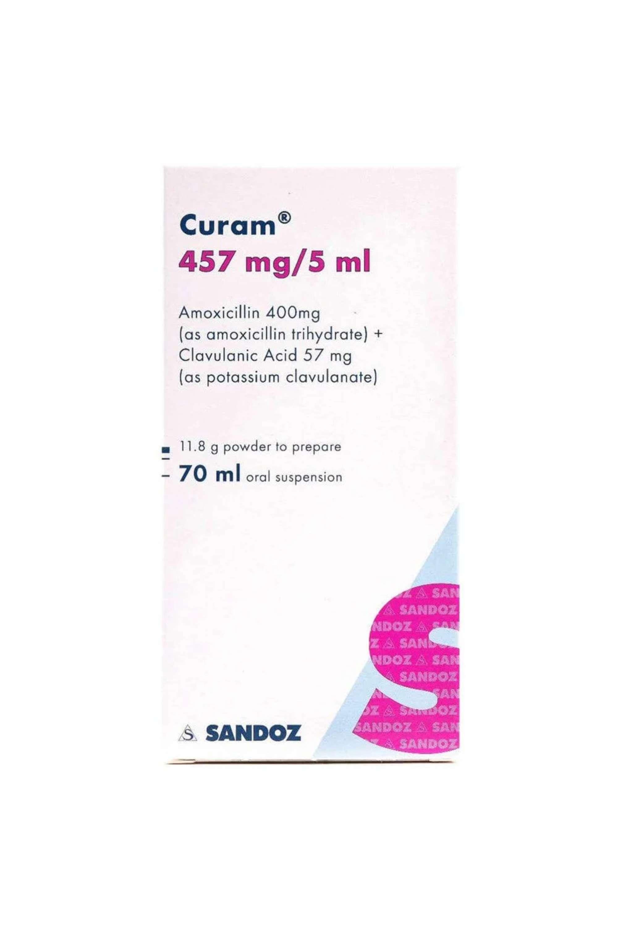 CURAM 457MG /5ML SUSP 70ML