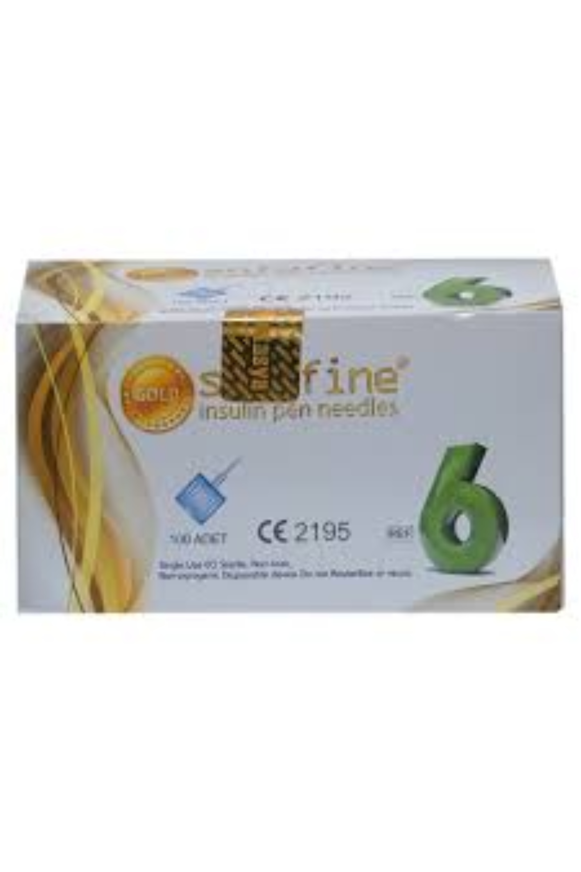 SOLOFINE 6MM INSULIN PEN NEEDLE 100'S (1910003)