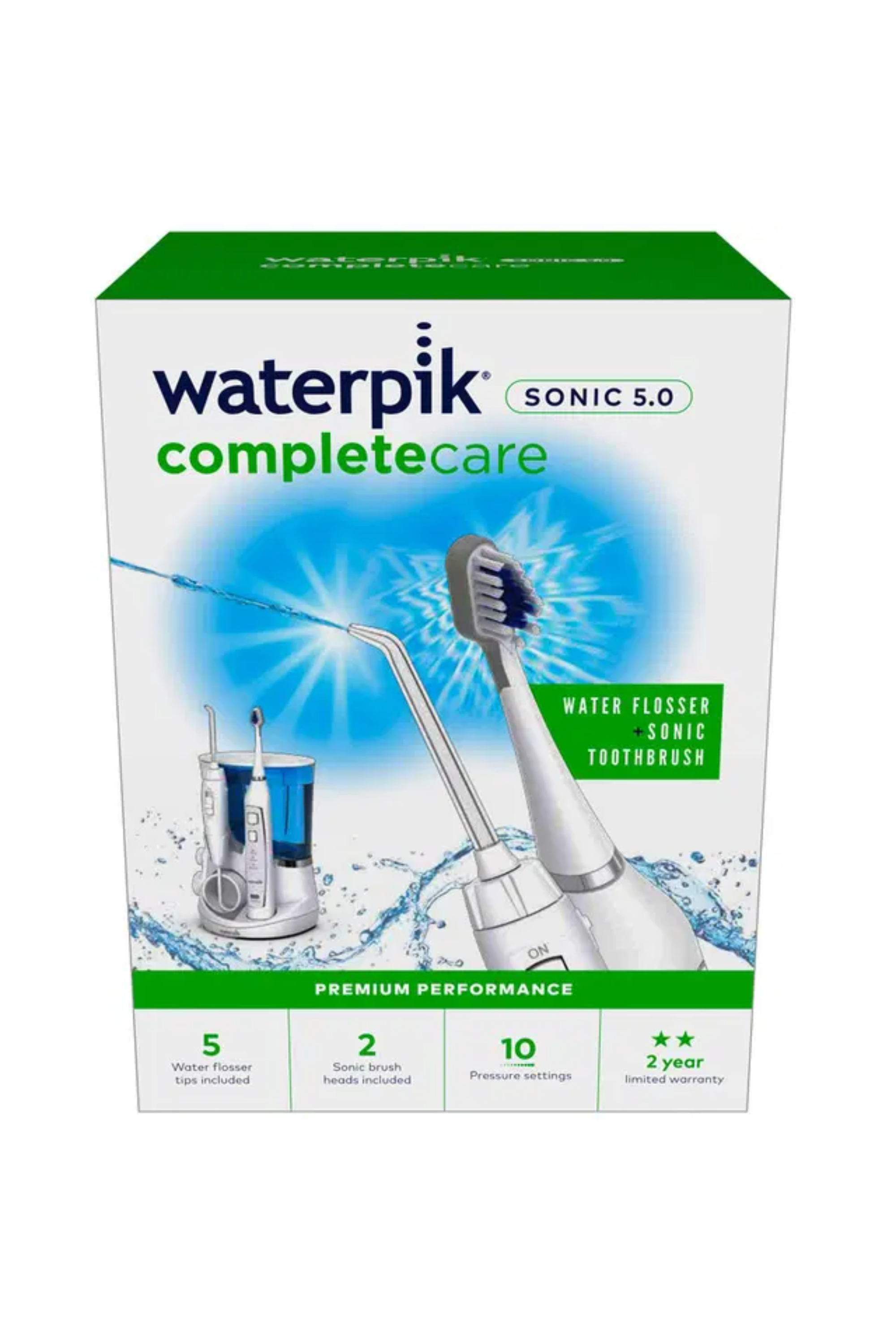 WATERPIK FLOSSER TOOTHBRUSH COMPLETE CARE SONIC 5.0 -WP861EU
