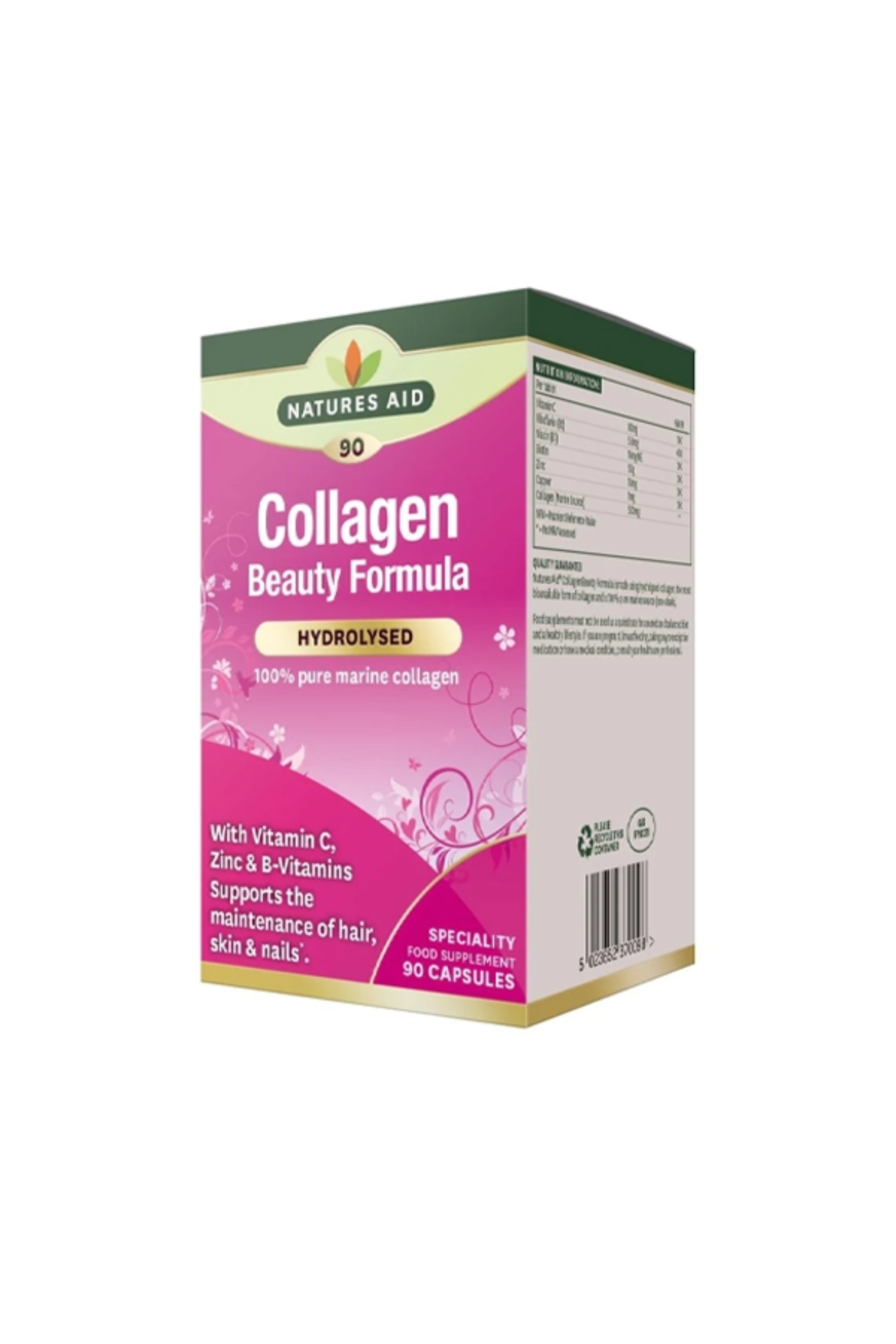 NATURE'S AID COLLAGEN BEAUTY FORMULA CAP 90'S