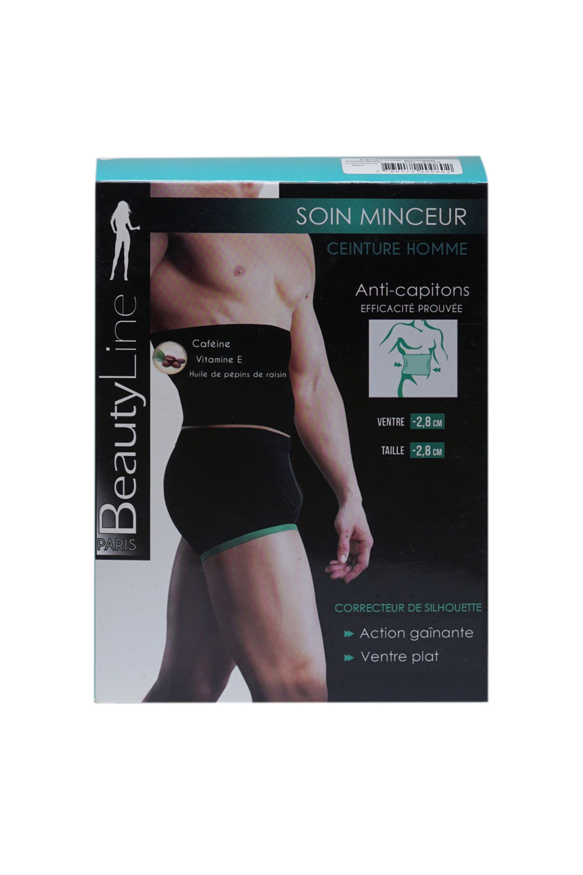 BEAUTYLINE PARIS MEN BELT ML 40/44 BLACK