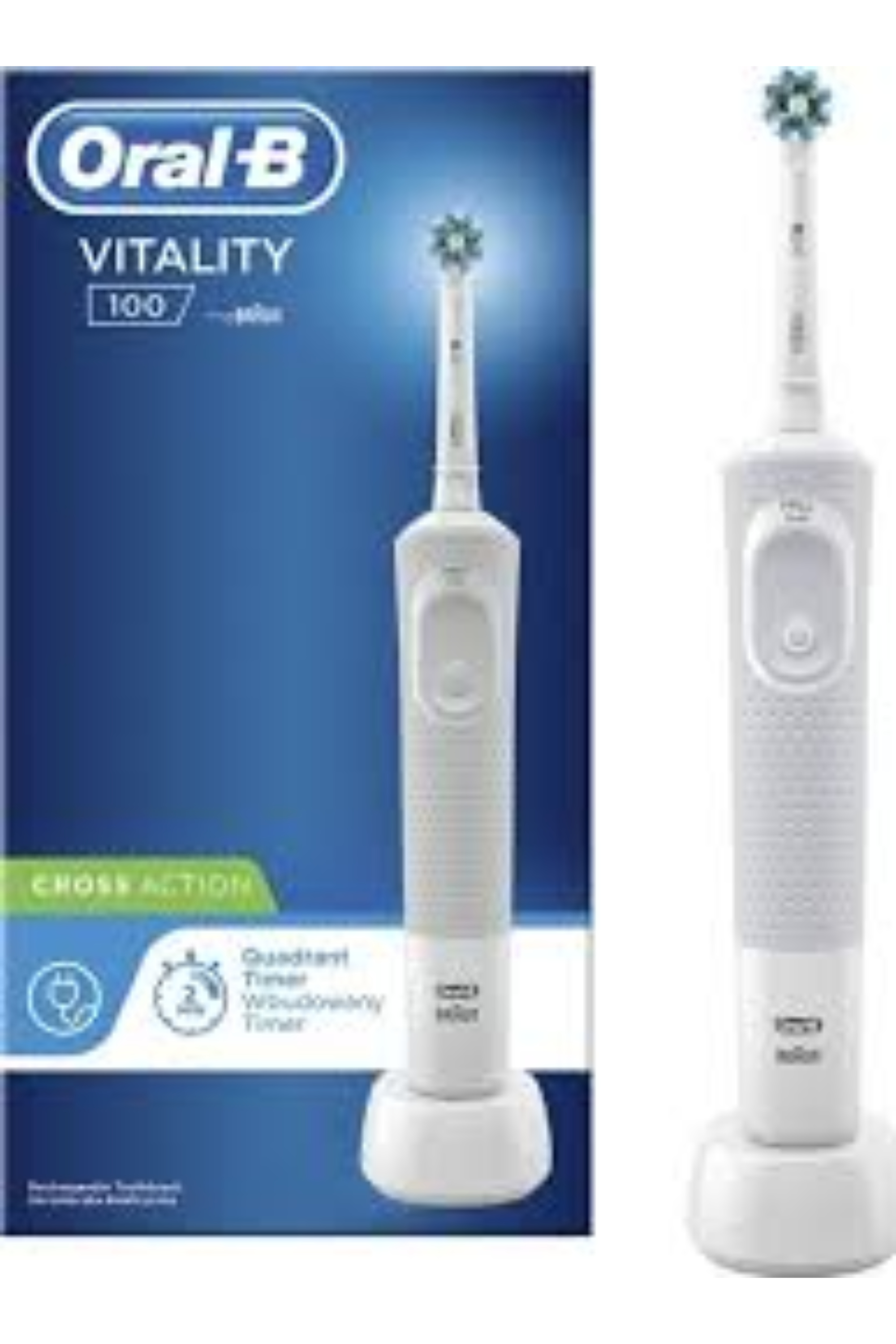 ORAL B VITALITY 100 CROSS ACTION TOOTHBRUSH
