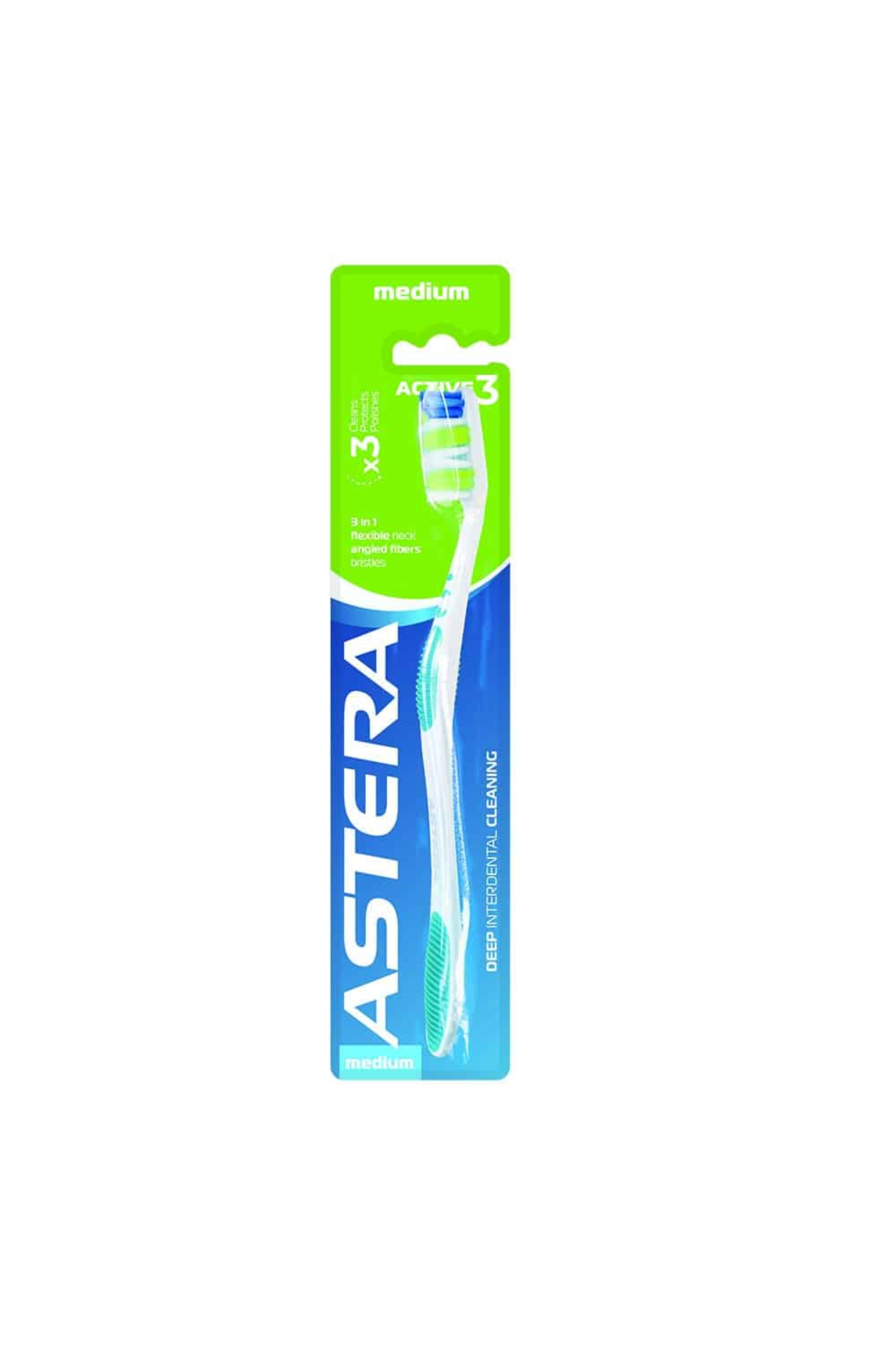 ASTERA ACTIVE3 MEDIUM TOOTHBRUSH