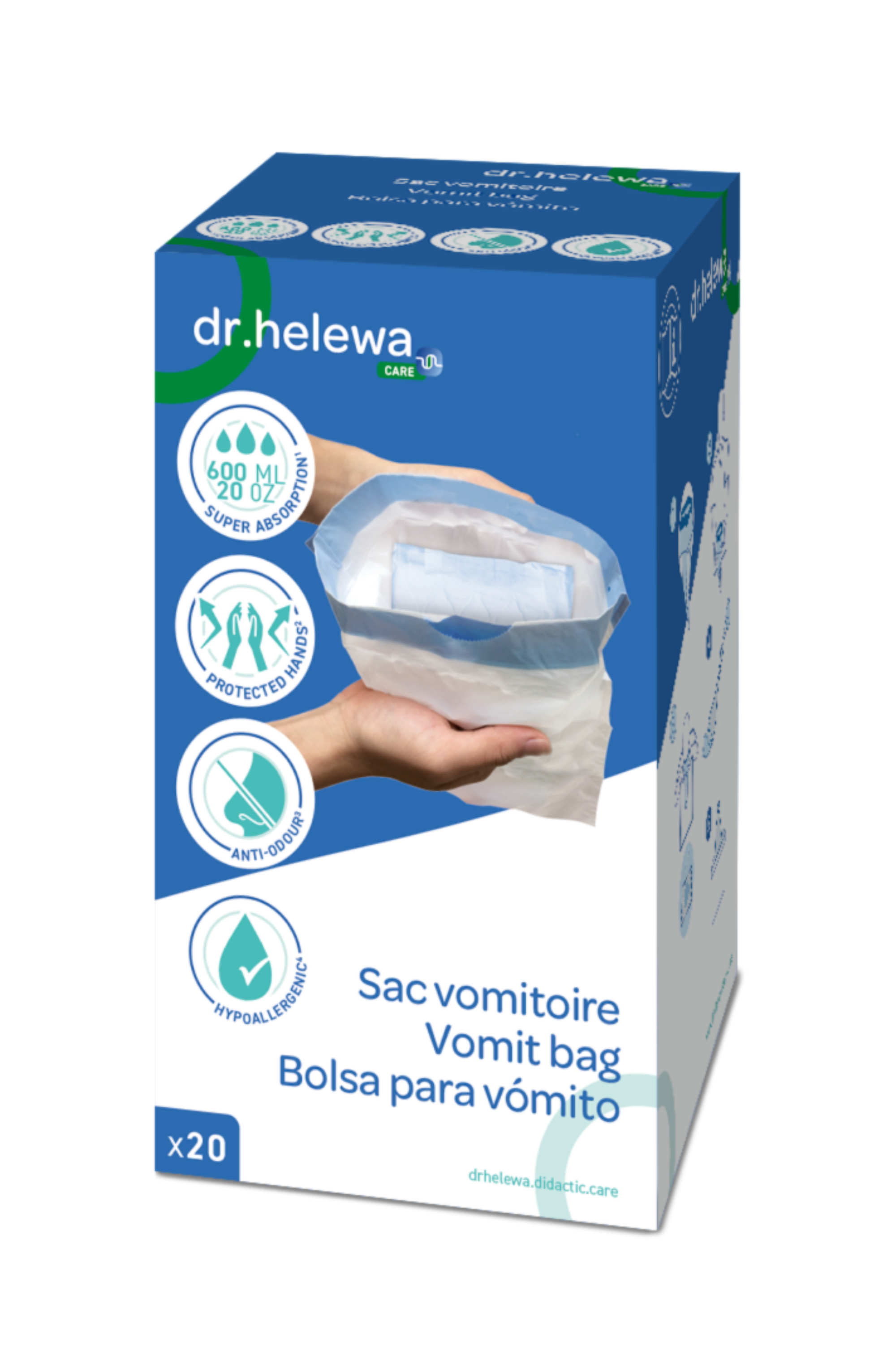 Dr Helewa Vomit bag 600 20Pcs