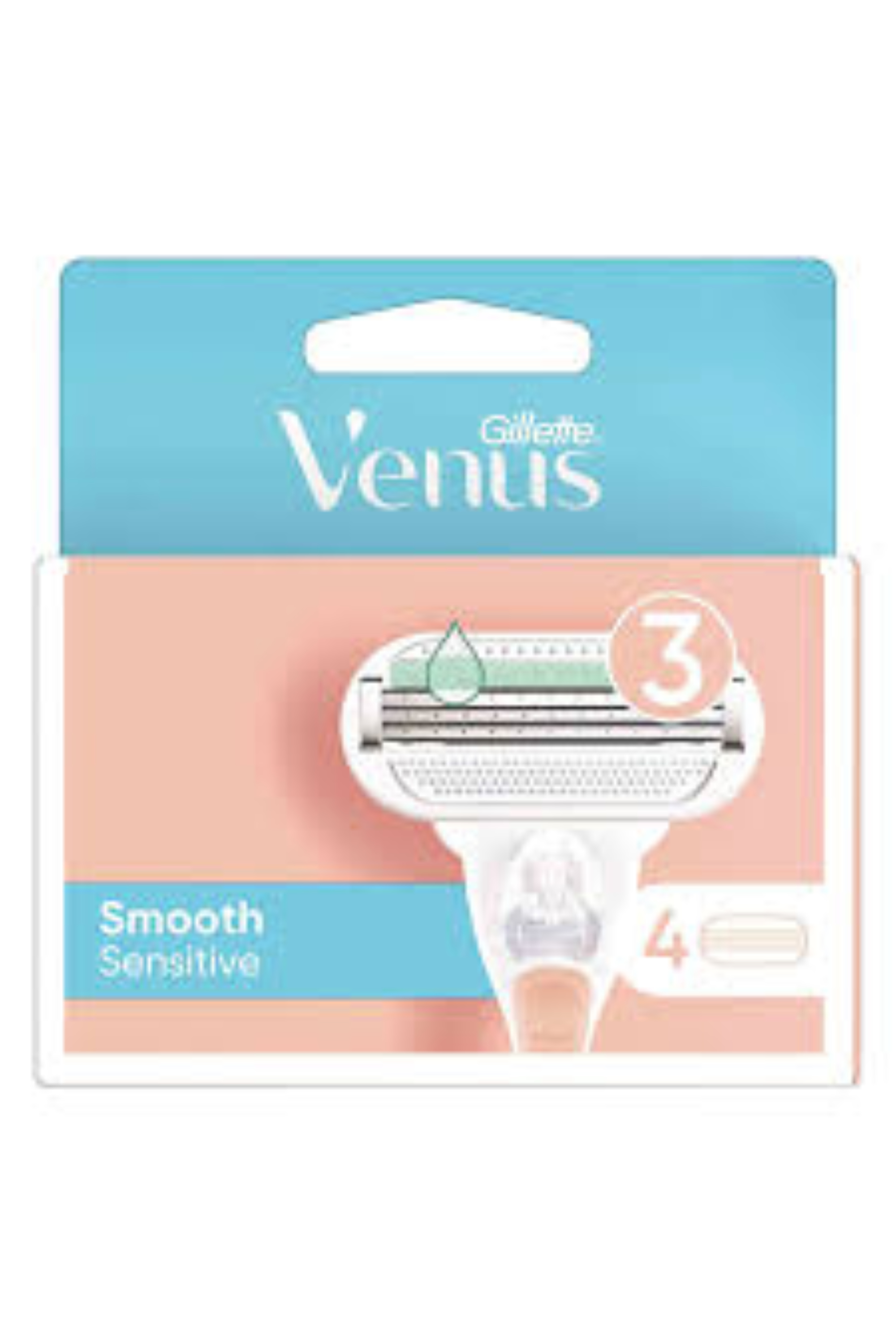 GILLETE 657-1 VENUS CFG SENSETIVE CRT 4 CT