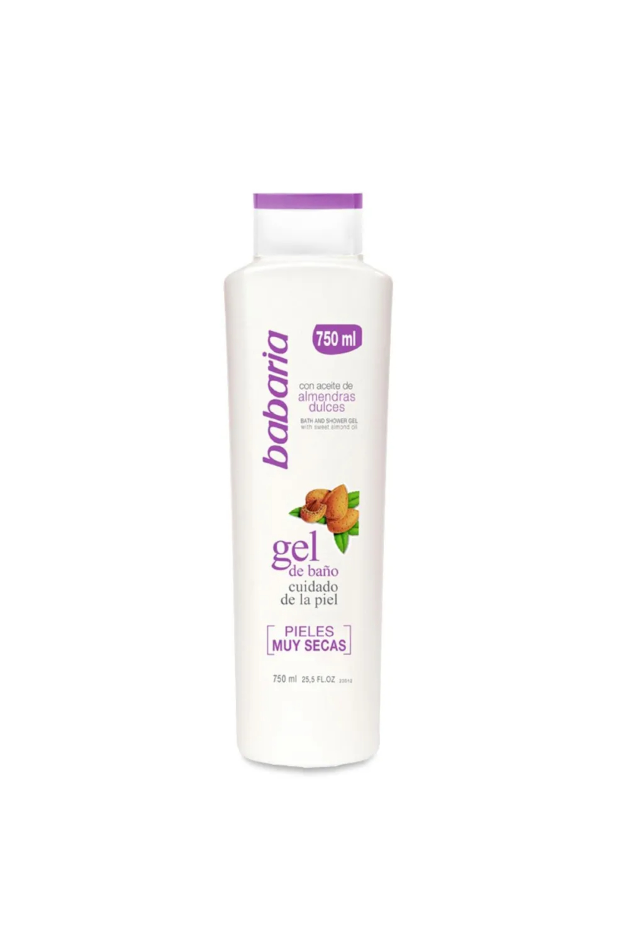 BABARIA VERY DRY SKIN BATH AND SHOWER GEL WITH SEET ALMOND 1000ML