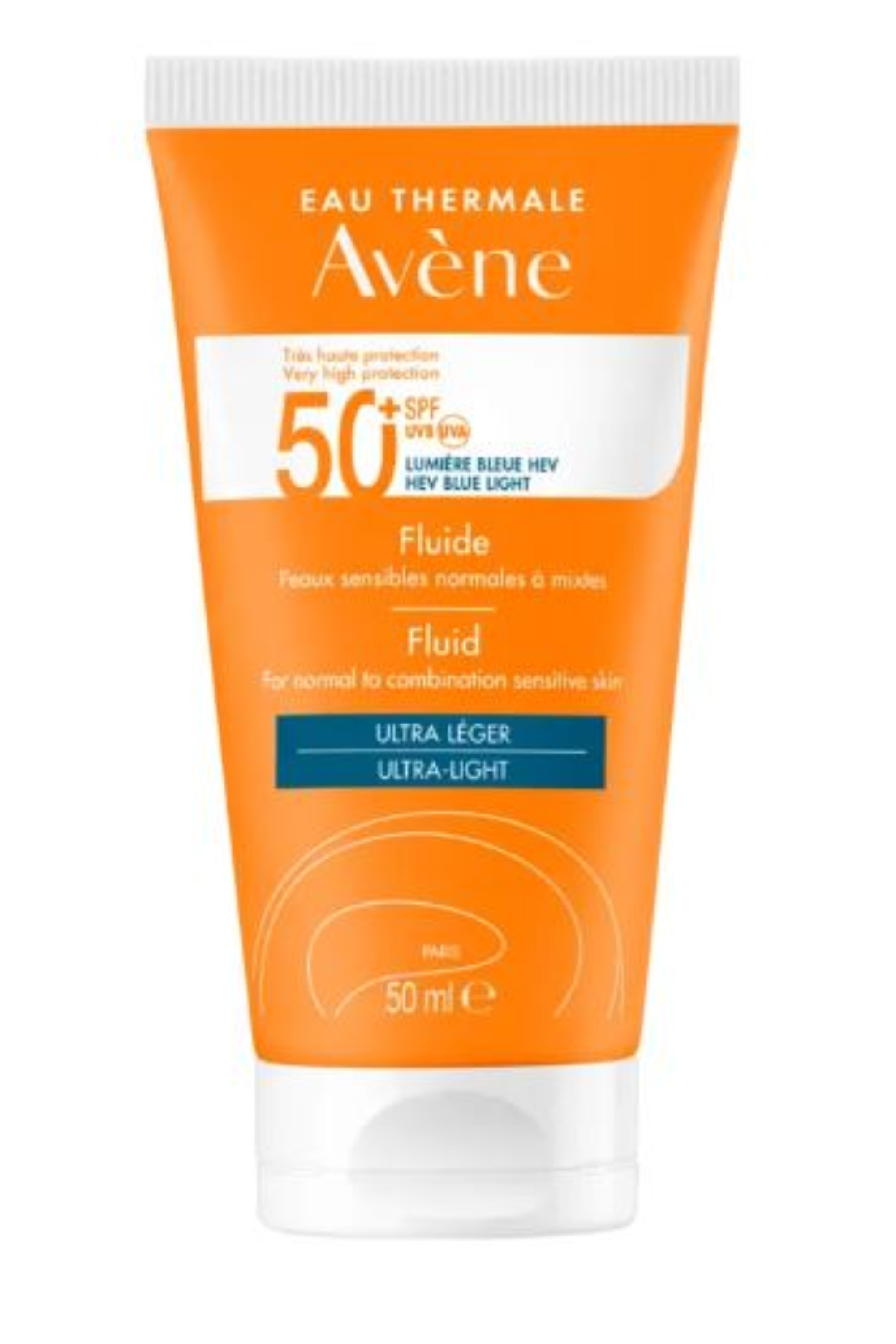 AVENE SUNSCREEN FLUID 50+ SS PARE 50 ML