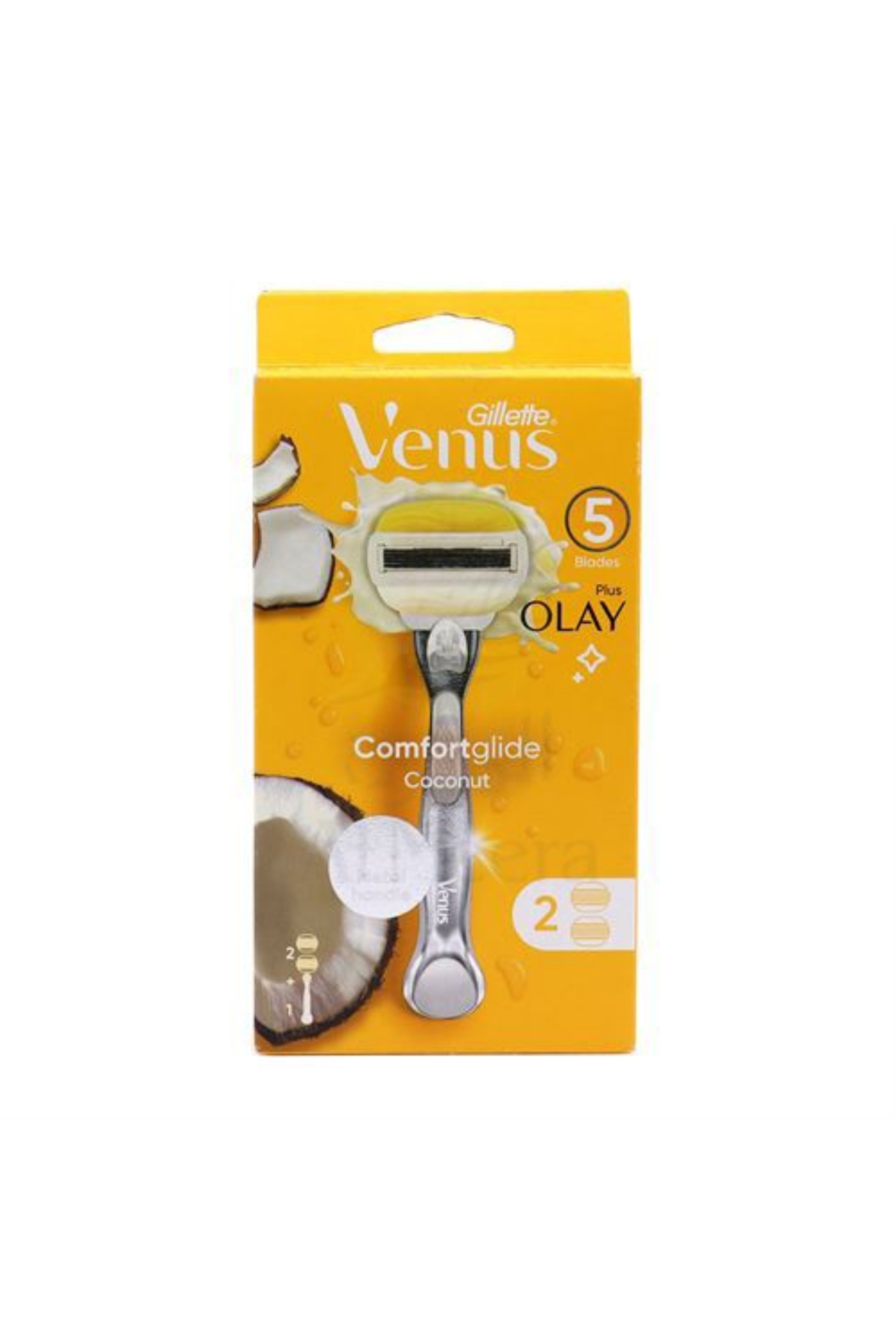 GILLETTE 657 VENUS COMFORTGLIDE COCOUNT W/OLAY 2* (6*2UP)