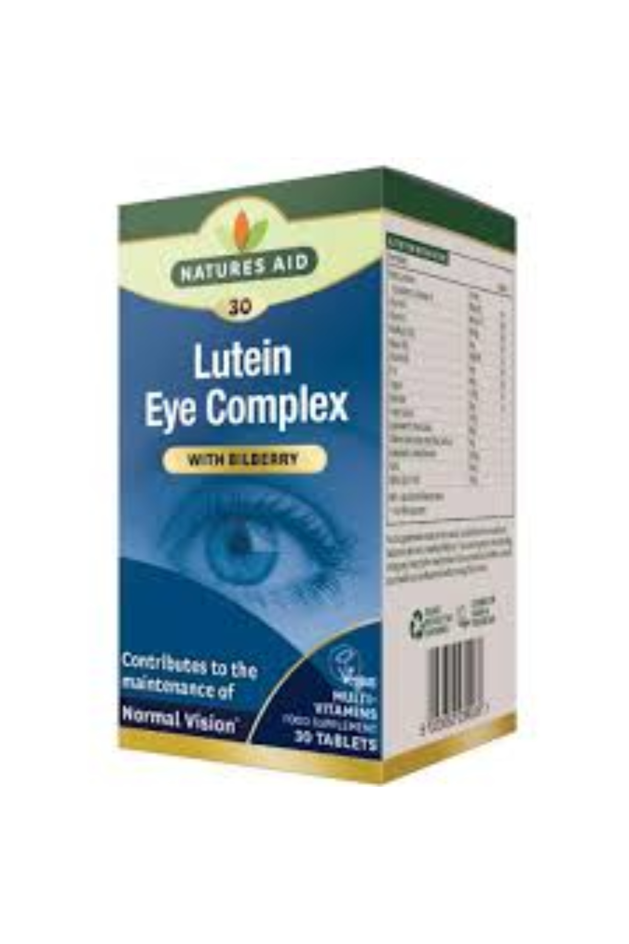 NATURE AID LUTEIN EYE COMPLEX TAB 30S