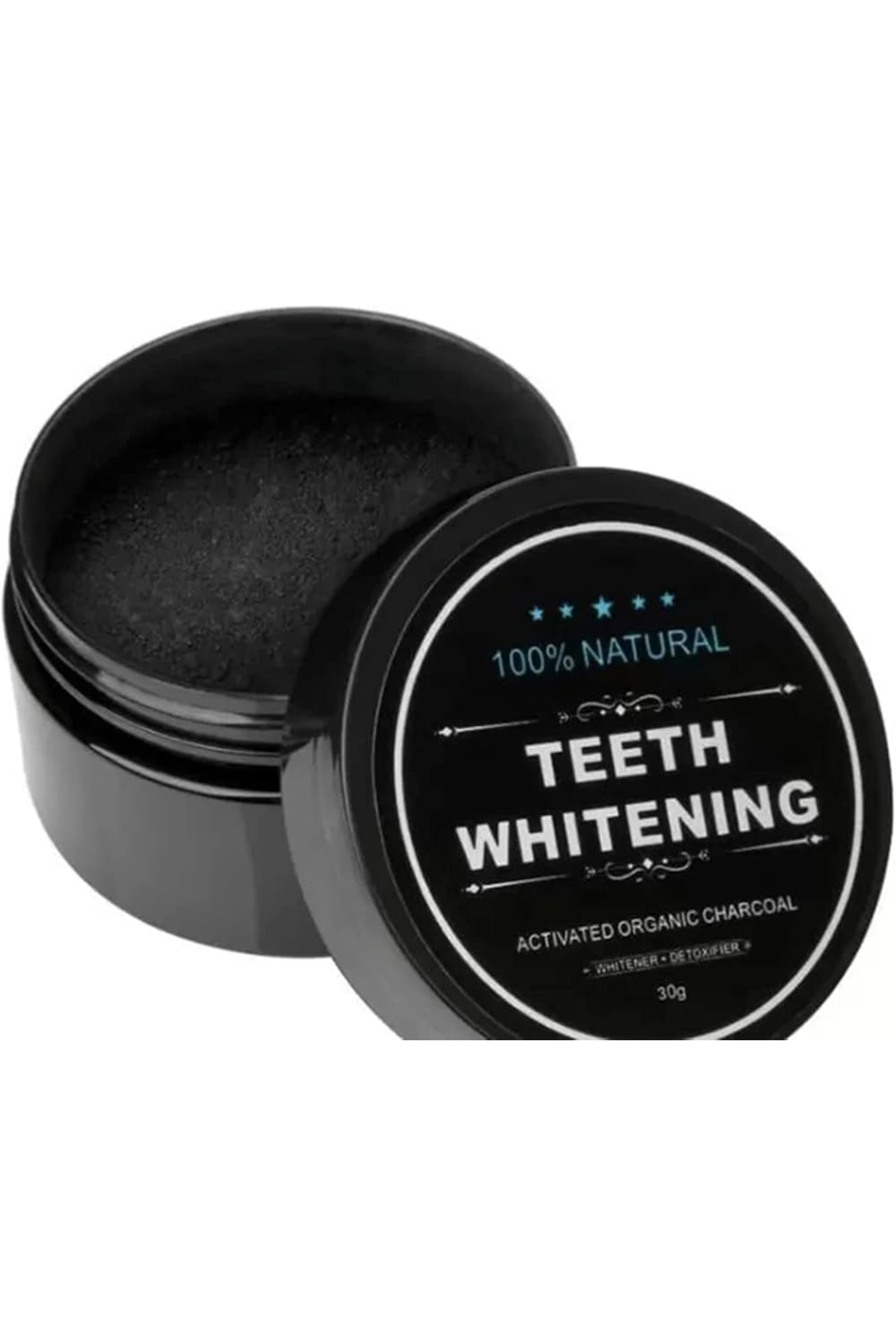 TEETH EHITENING ORGANIC CHARCOAL POWDER 30 GM