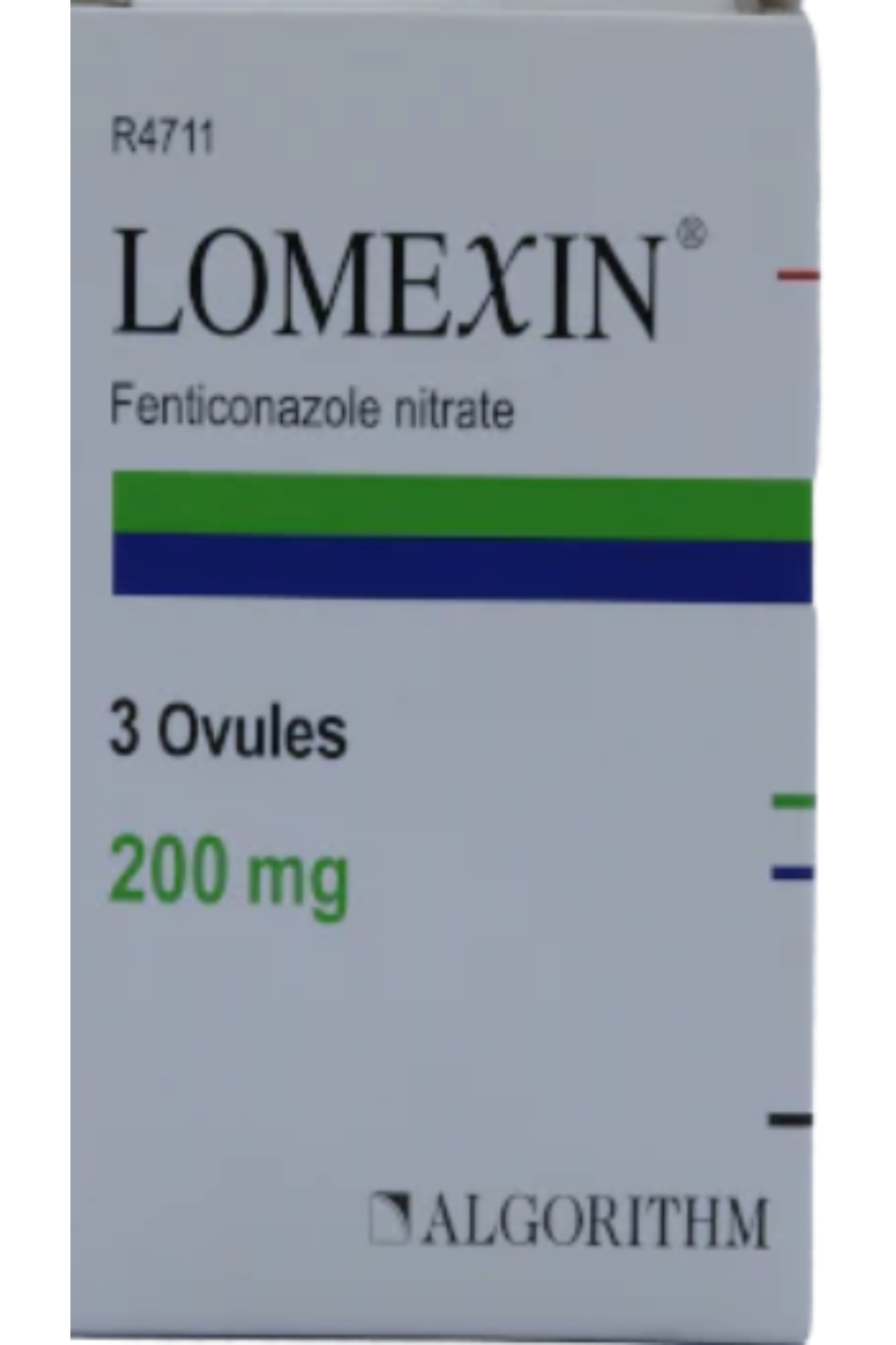 LOMEXIN 200MG OVULE 3'S