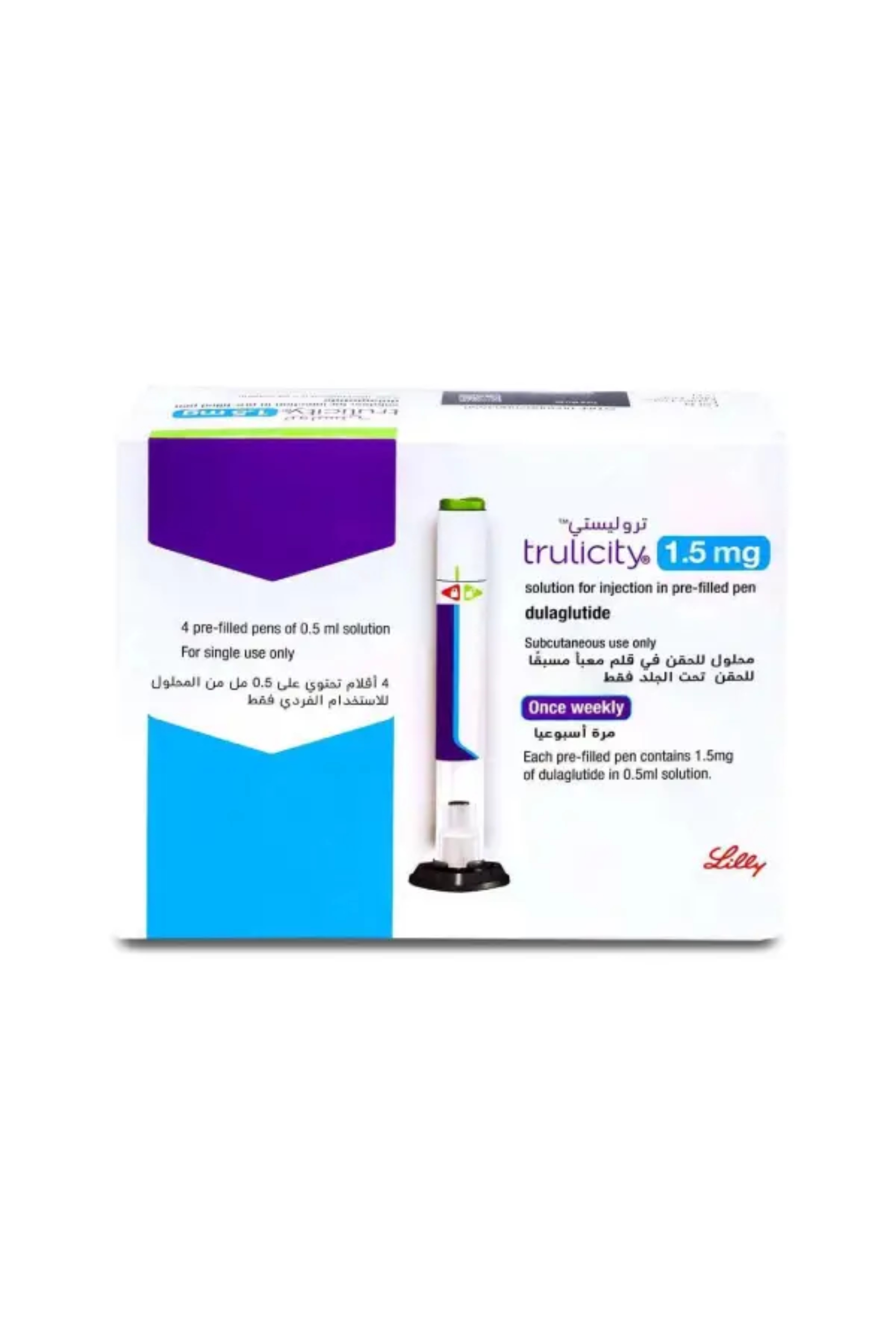 TRULICITY 1.5MG INJ. PEN 4'S