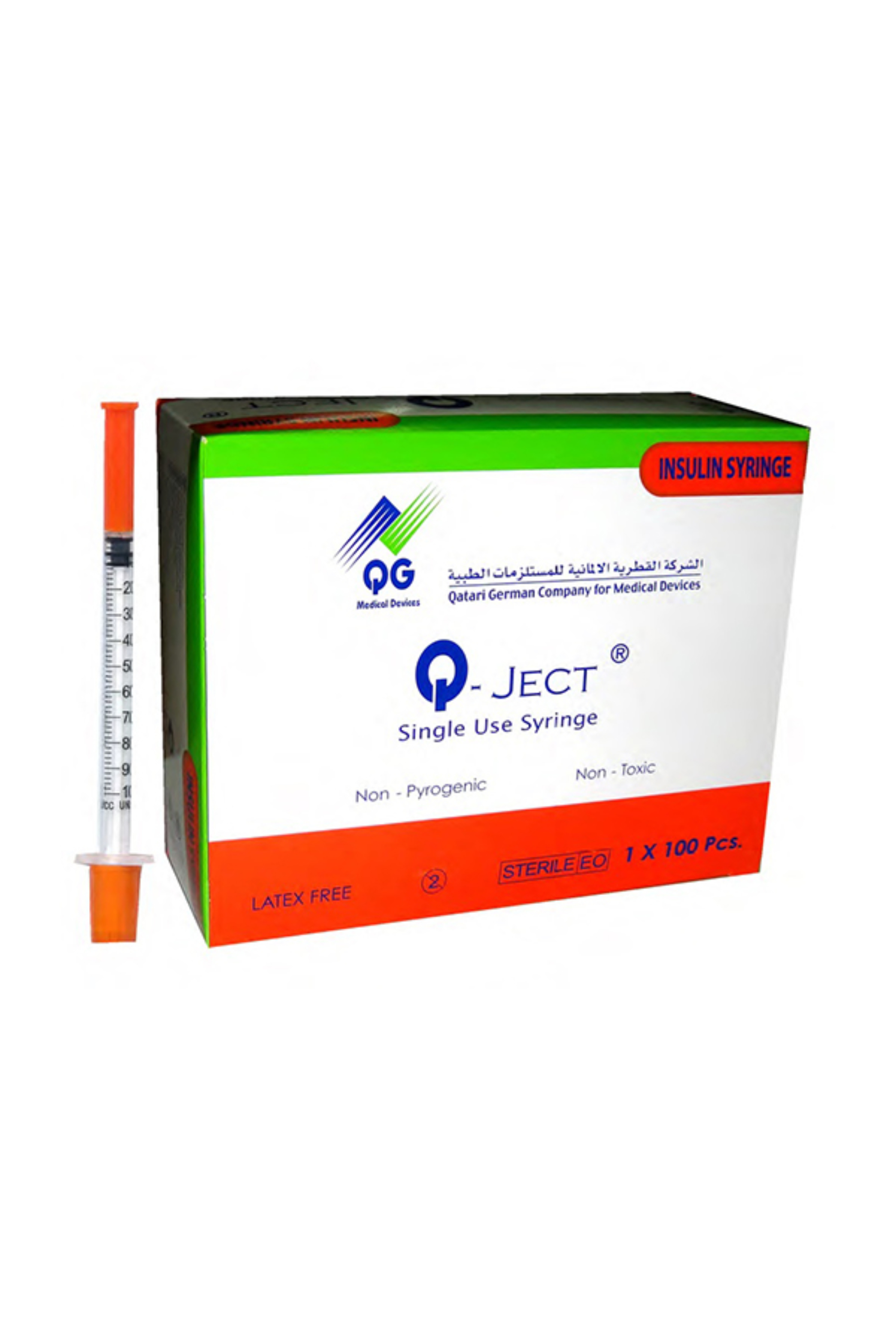 Q-JECT SYRINGE 1ML 100'S (116965)