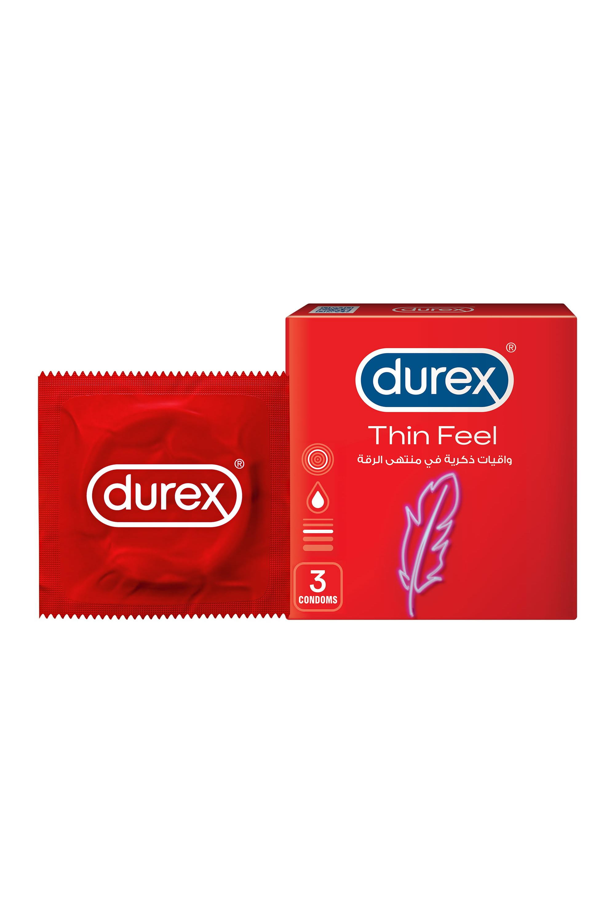 DUREX FEEL THIN CONDOM 3'S