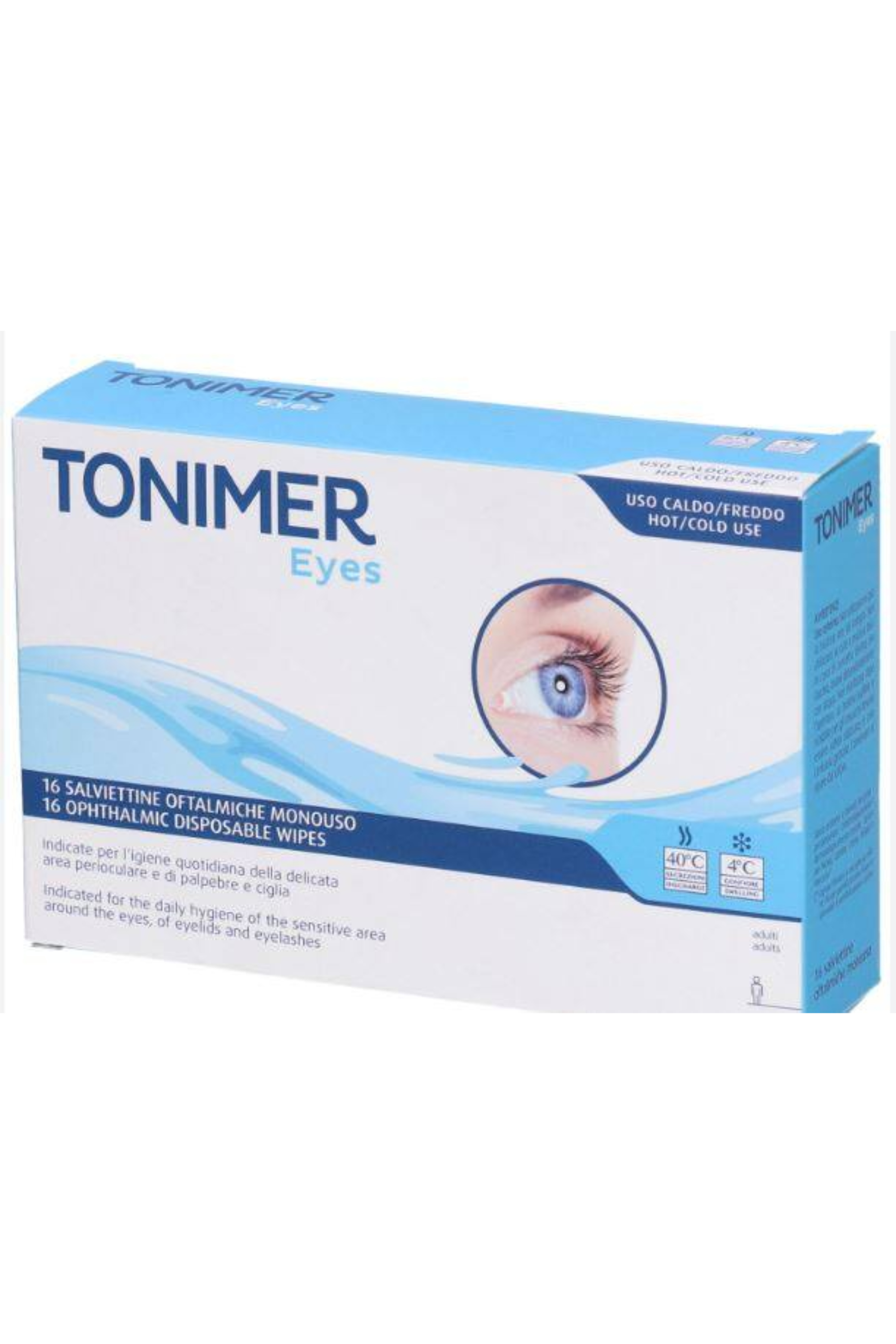 TONIMER OPTHALMIC WIPES 16'S
