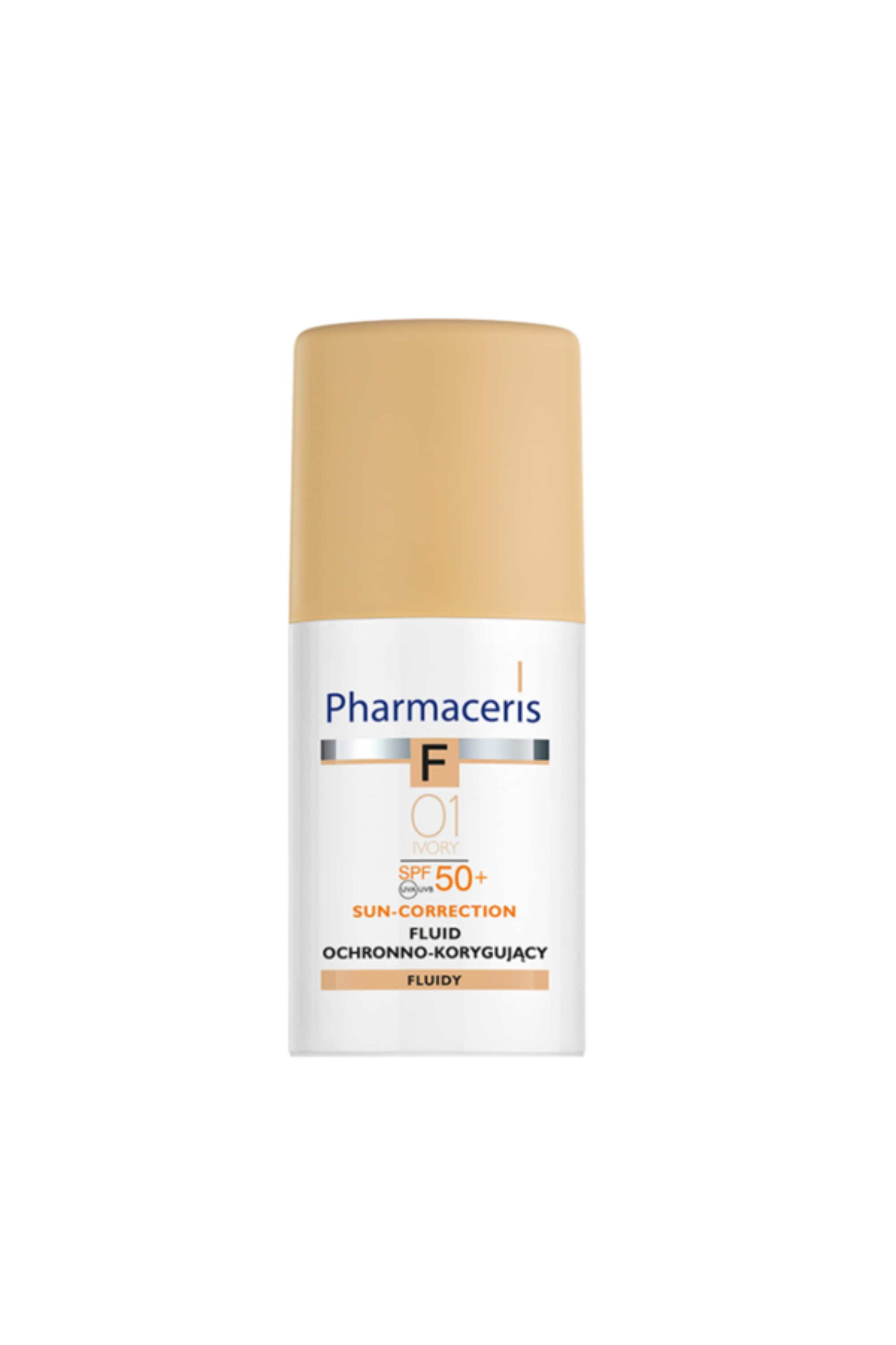 PHARMACERIS PROTECTIVE CORRECTIVE FOUNDATION SPF50+ 01 IVORY 30ML