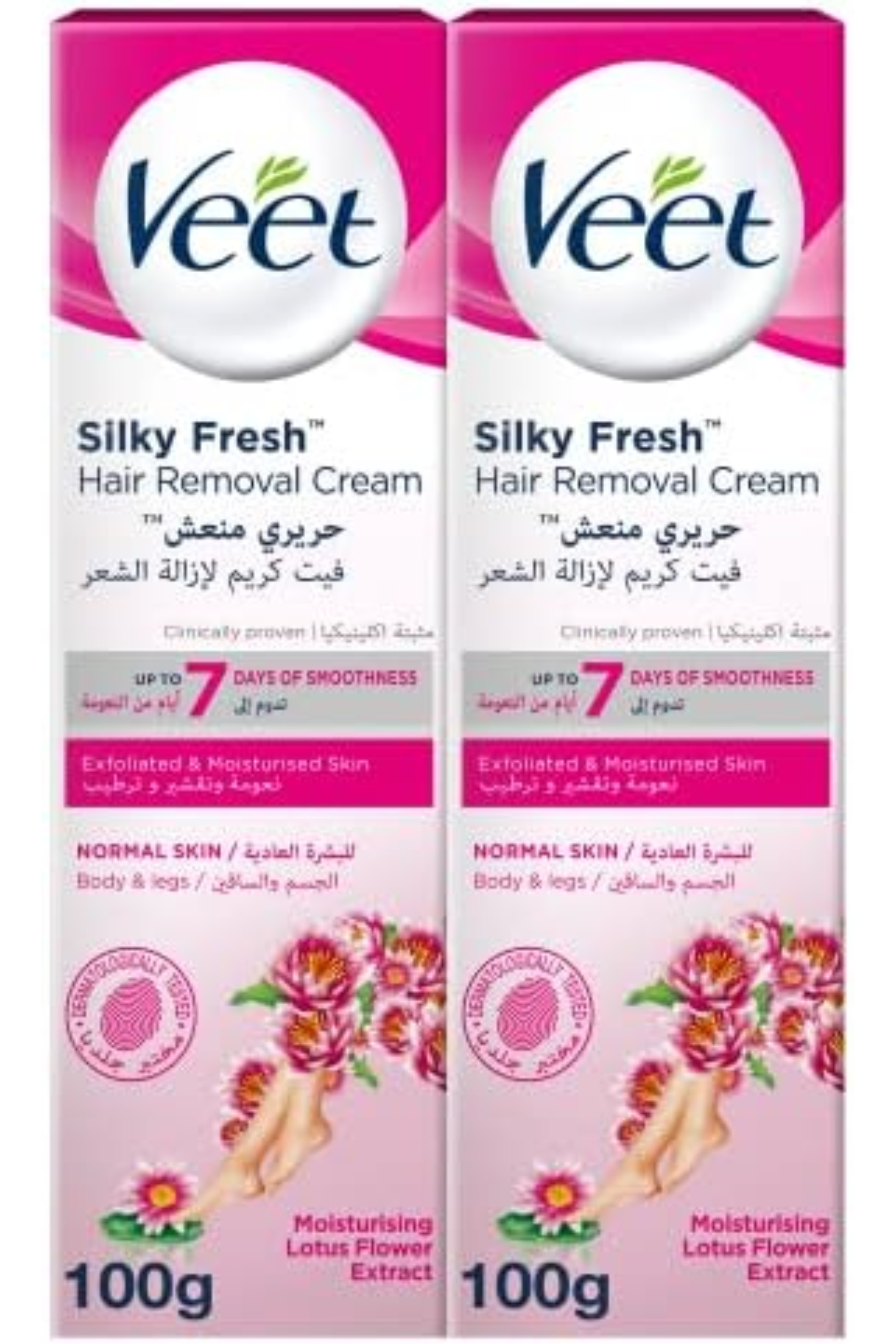 VEET CREAM SILK EXTR. 100ML NORMAL SKIN (TWIN PACK OFFER)