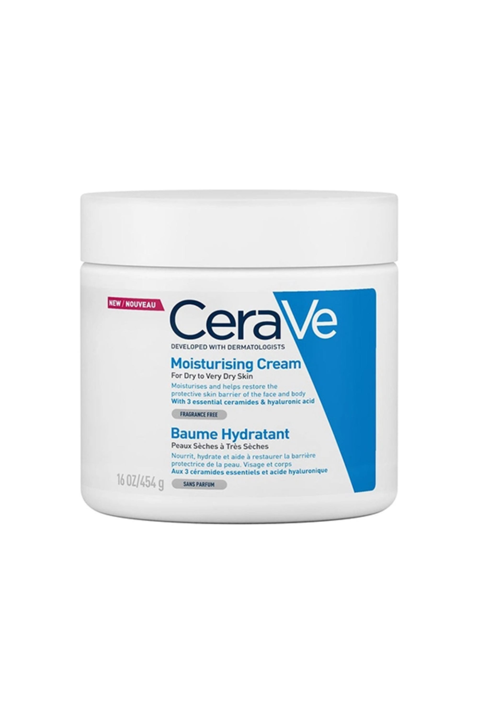 CERAVE MOISTURISING CREAM POT 454GM
