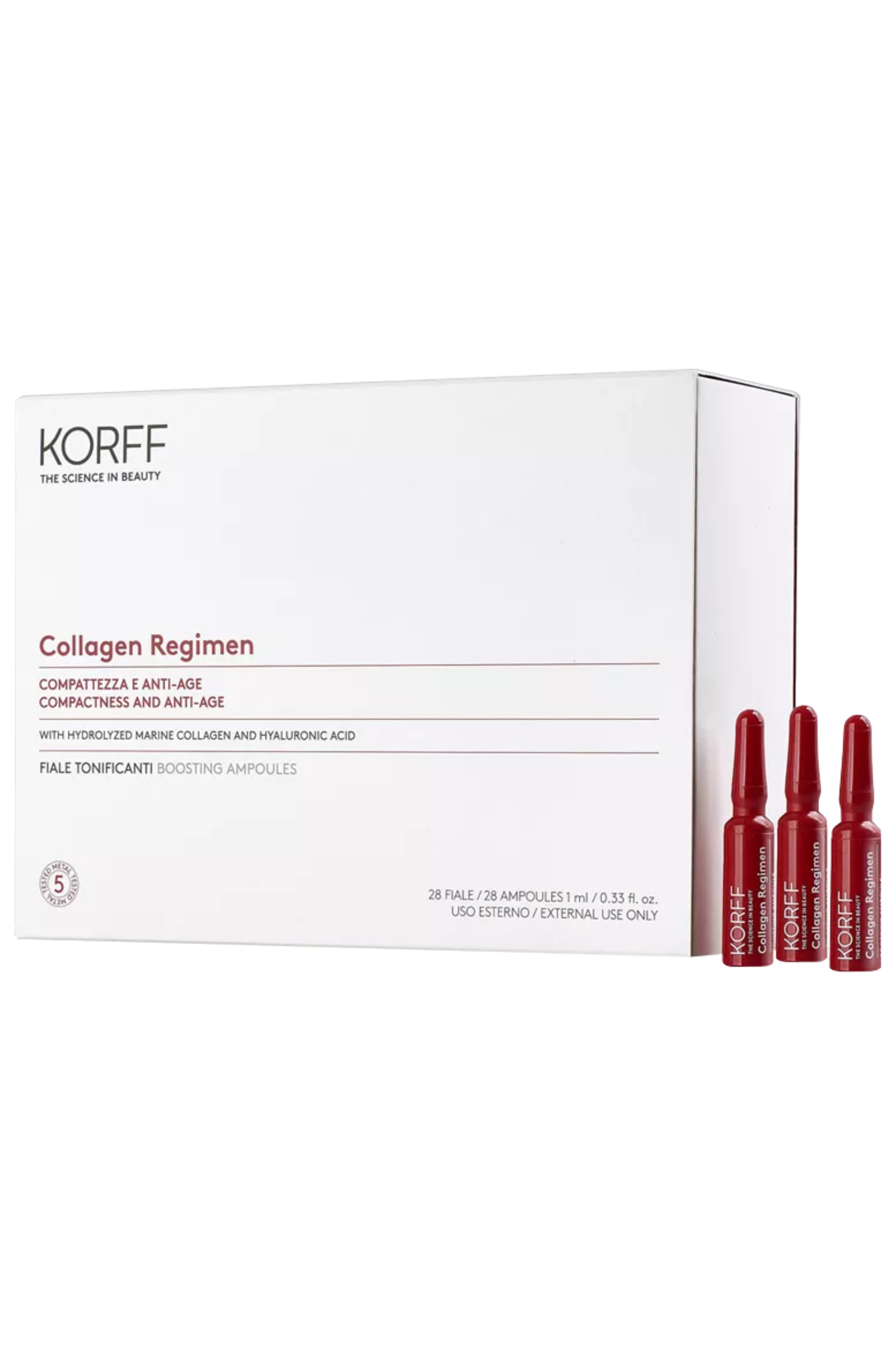KORFF COLLAGEN AGE FILLER REGIMEN BOOSTING AMPOULES 7 DAYS 1ML