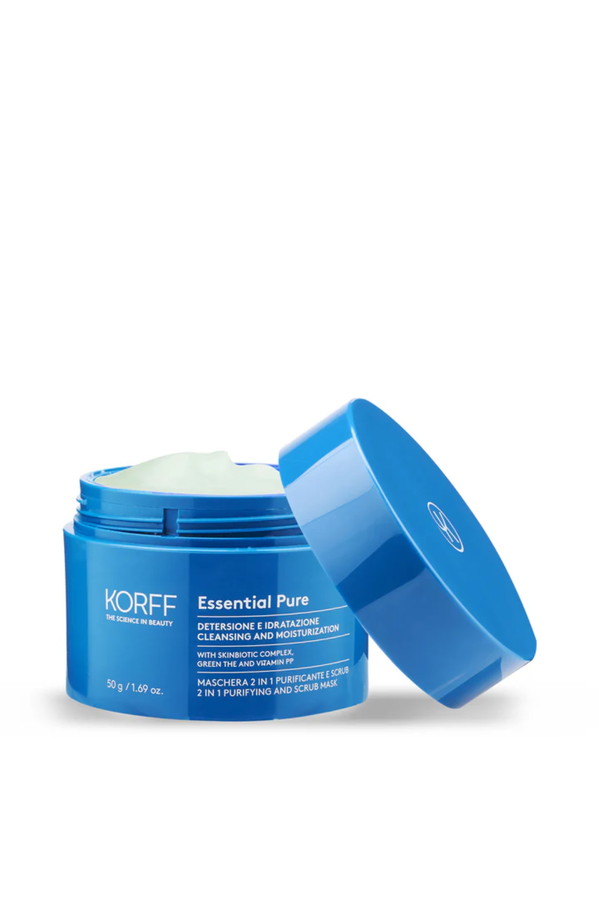 KORFF ESSENTIAL PURE 2 IN 1 PURIFYING AND SCRUB MASK 50G