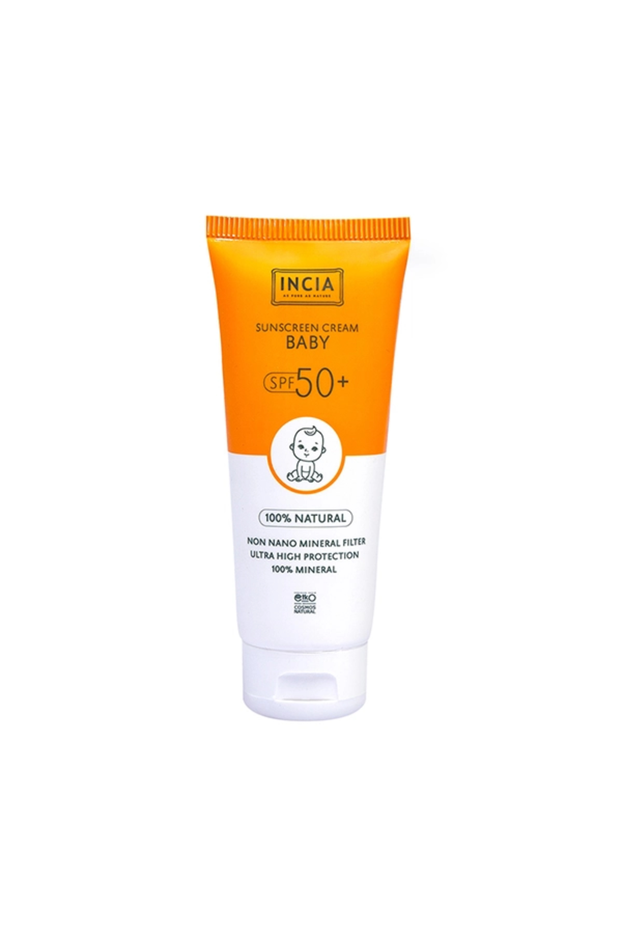 INCIA BABY SUNSCREEN 50SPF 50 ML