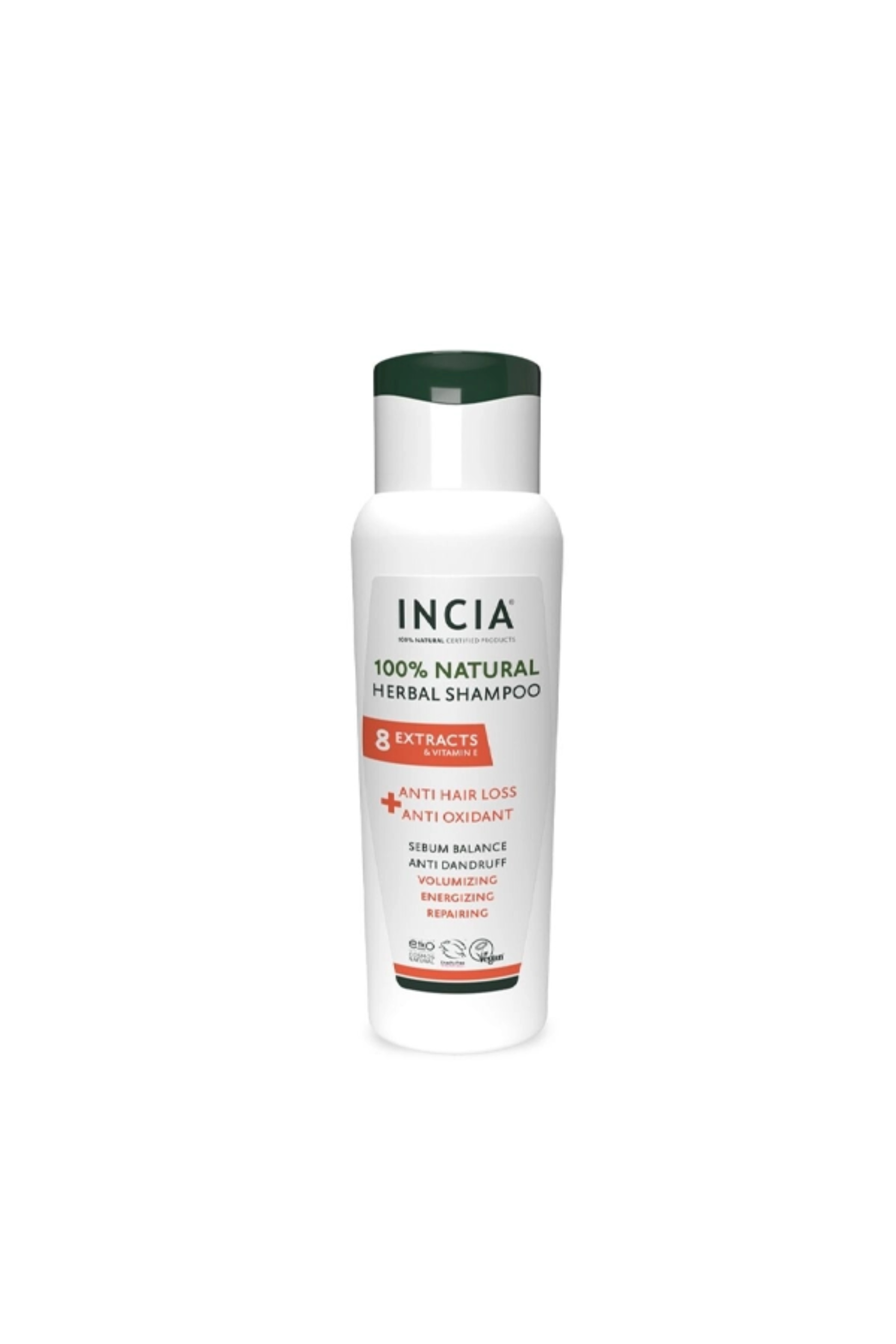 INCIA 100% HERBAL ANTI-HAIR LOSS SHAMPOO 275ML