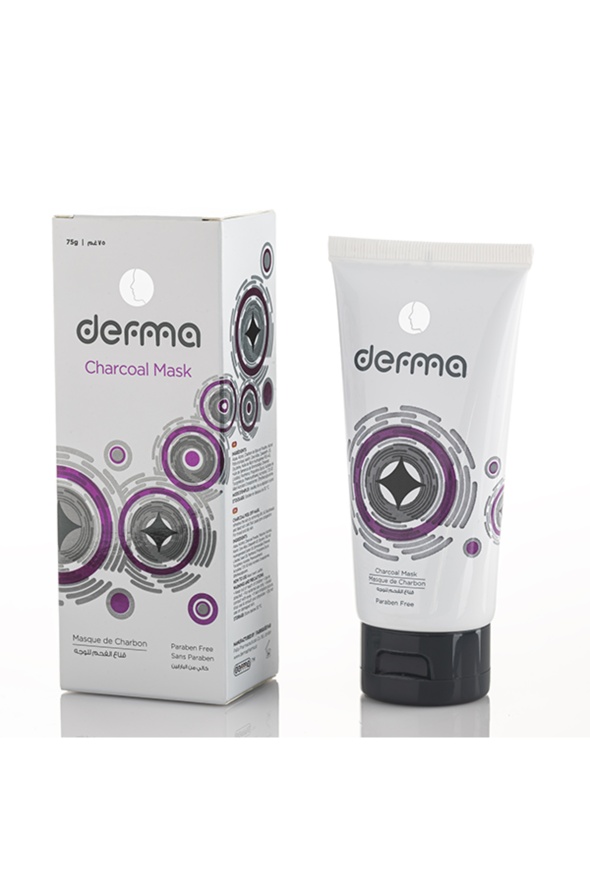 DERMA PELLA CHARCOAL MASK 75GM