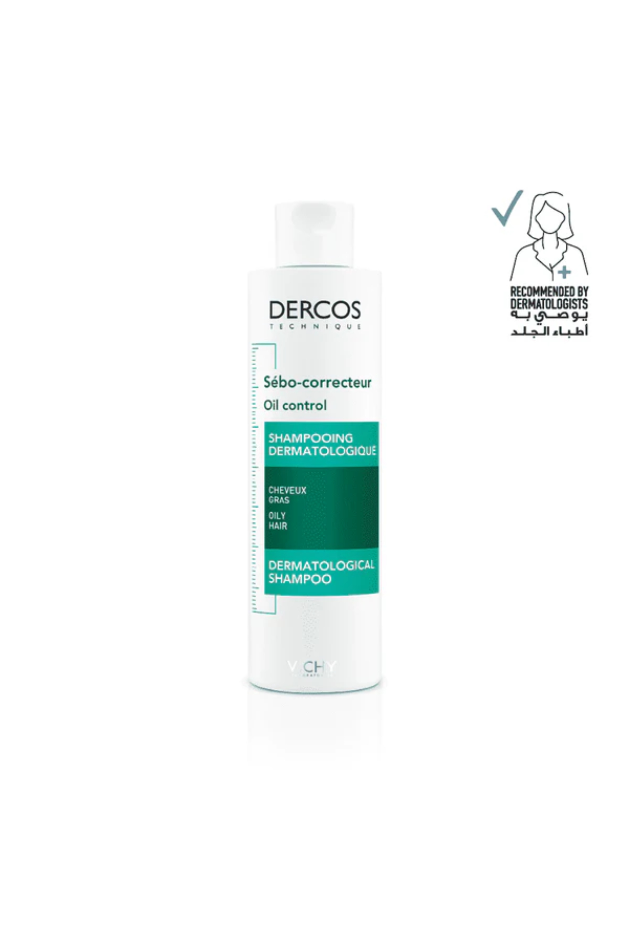 VICHY DERCOS OIL CONTROL  HAIR  SHAMPOO 200ML