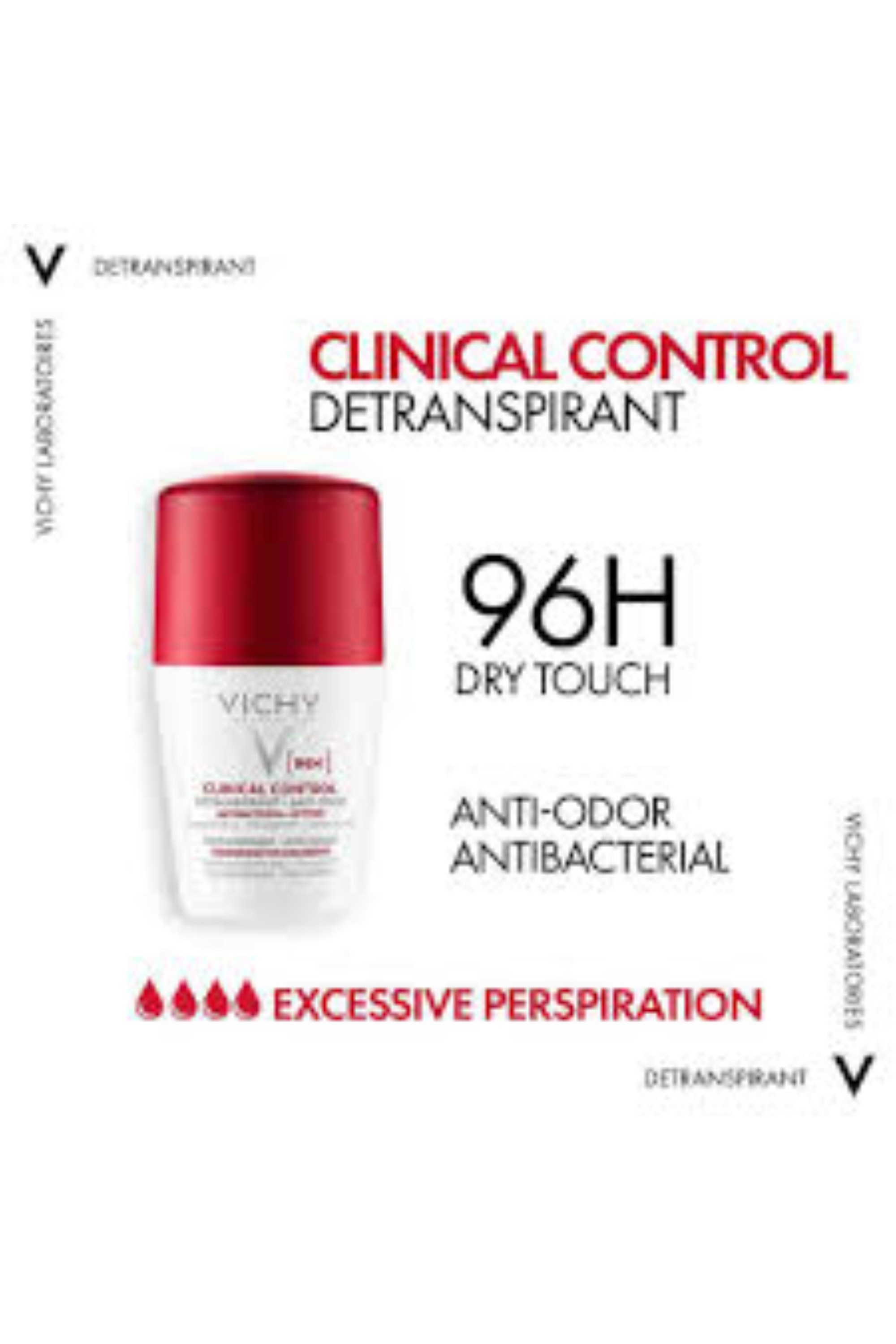 VICHY DEO CLINICAL CONTROL ROLL ON 96 H - WOMEN