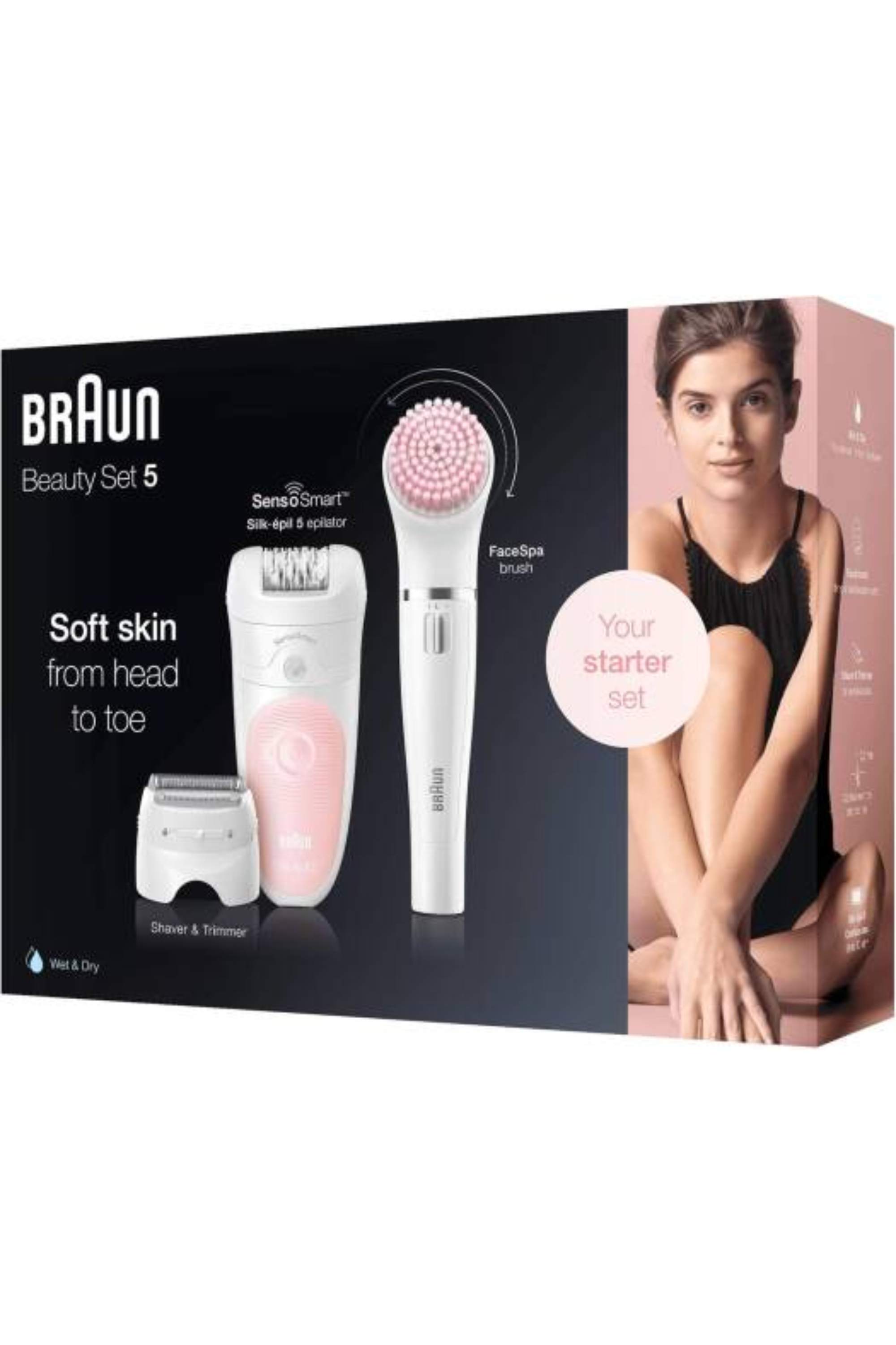 BRAUN BEAUTY SET 5 SHAVER AND TRIMMER