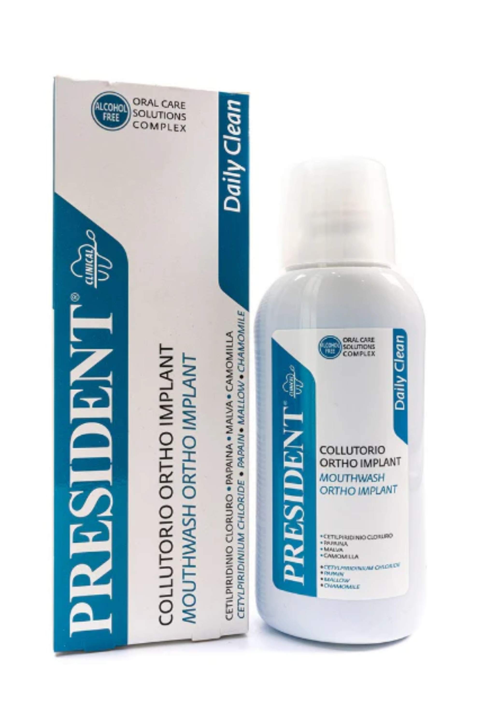 PRESIDENT ORTHODOCTIC MOUTHWASH 250ML