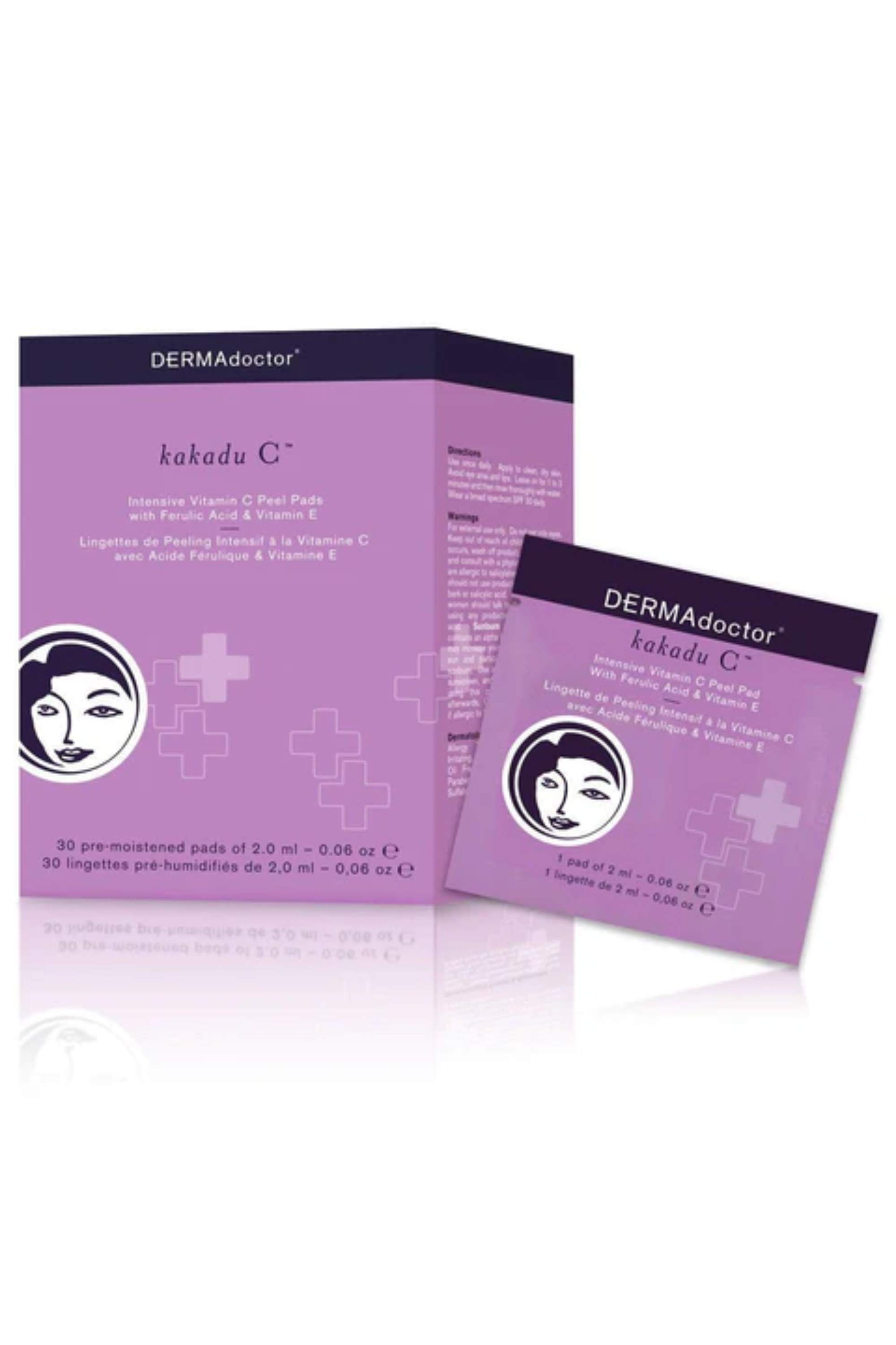 DERMA DOCTOR KAKADU C FERULIC AND VIT E INTENSIVE PEEL PADS