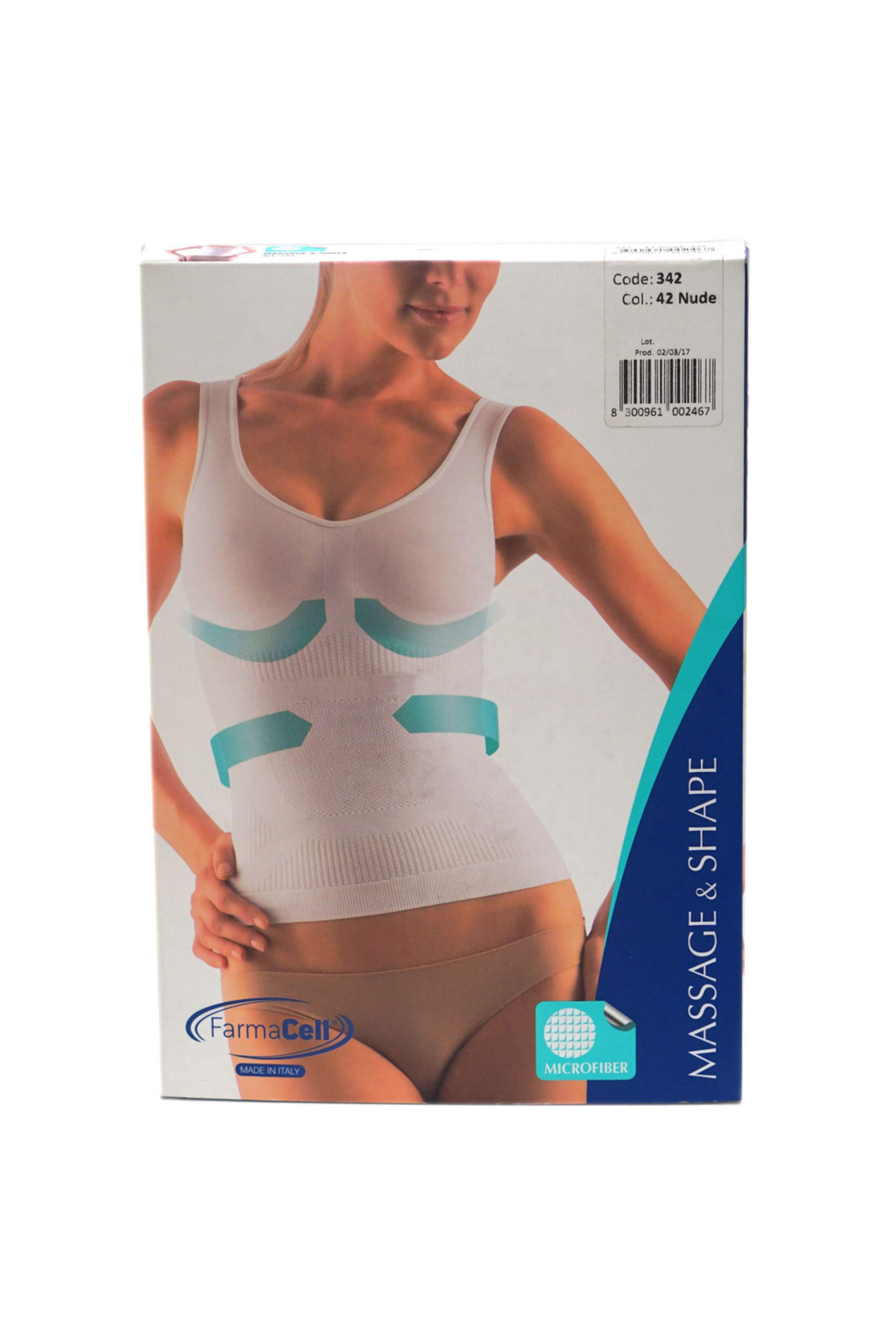 PHARMACELL TOP FITNESS ART 323 42 NUDE XXLARGE