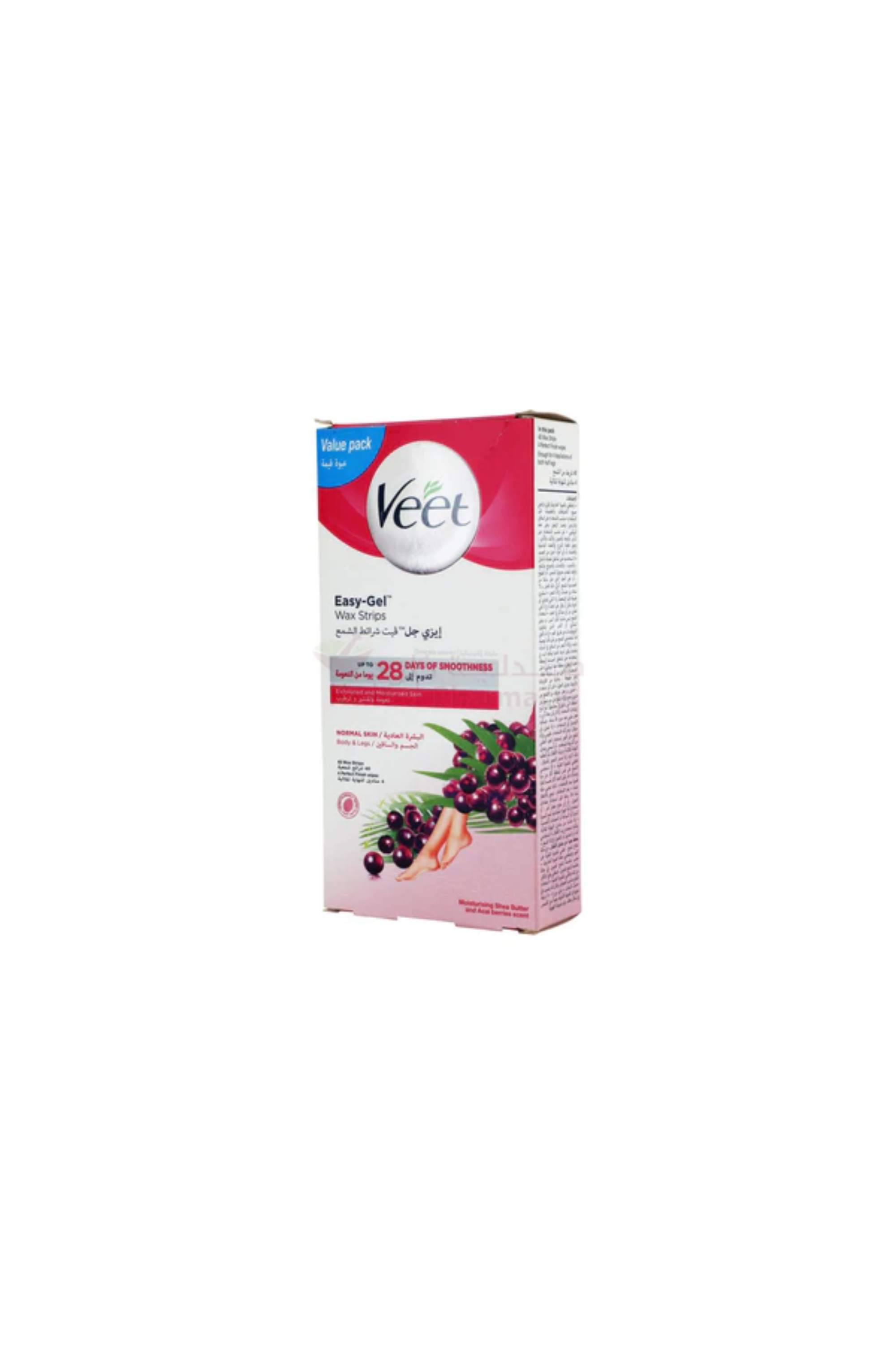 VEET STRIPS NORMAL SKIN BODY AND LEGS 40'S
