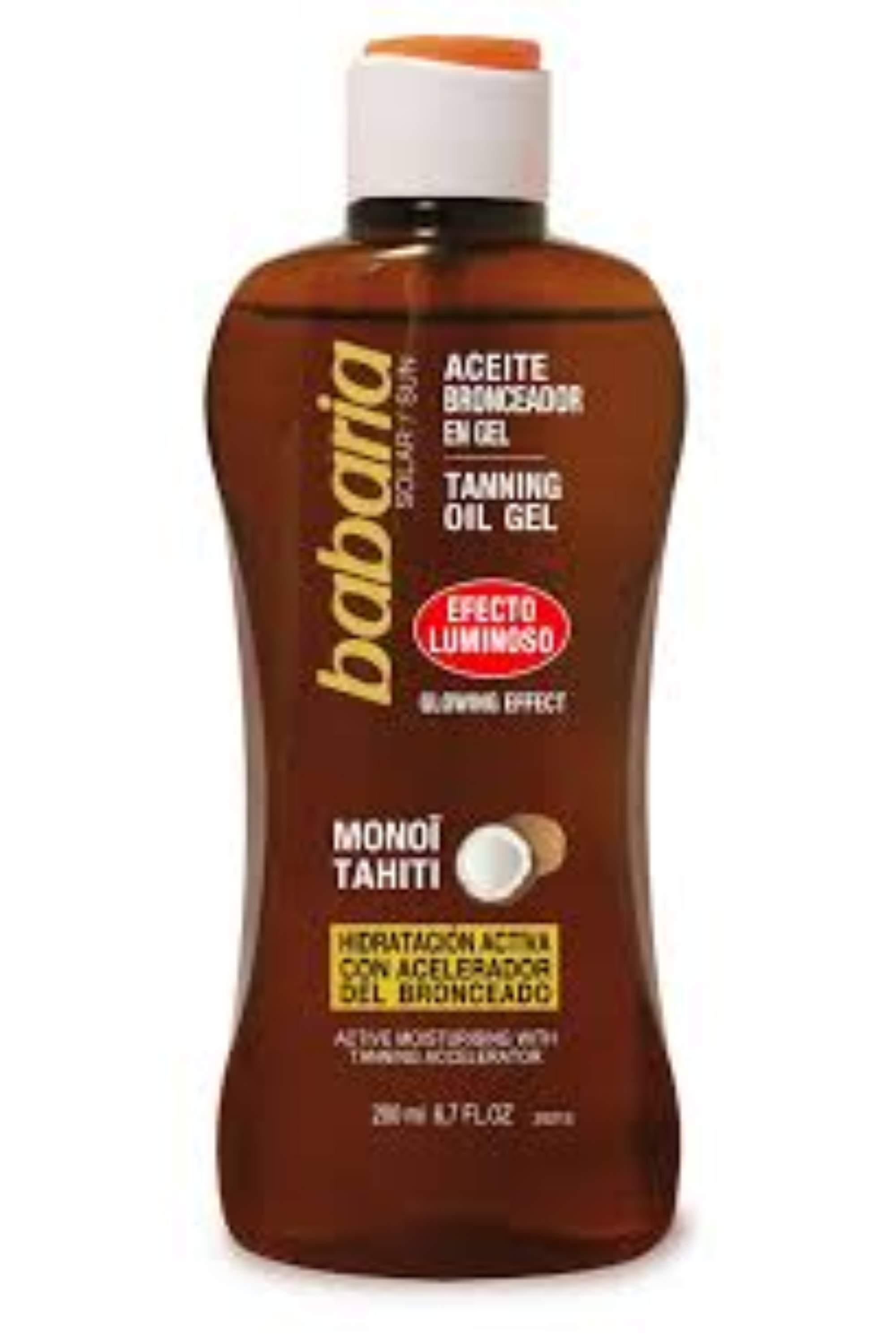 BABARIA GLOW EFFECT TANNING OIL GEL 200ML