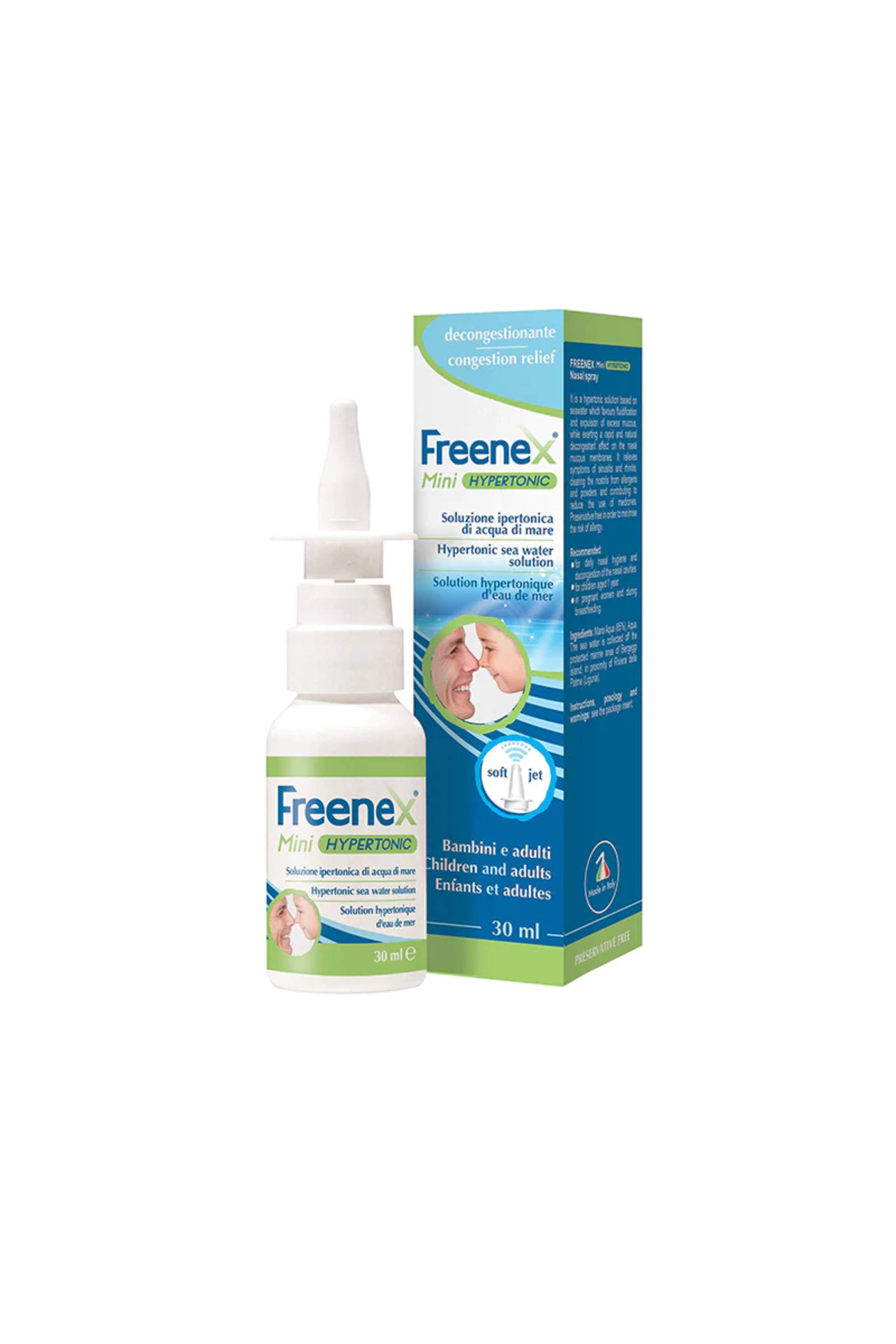 FREENEX mini, hypertonic sea water nasal solution, 30ml