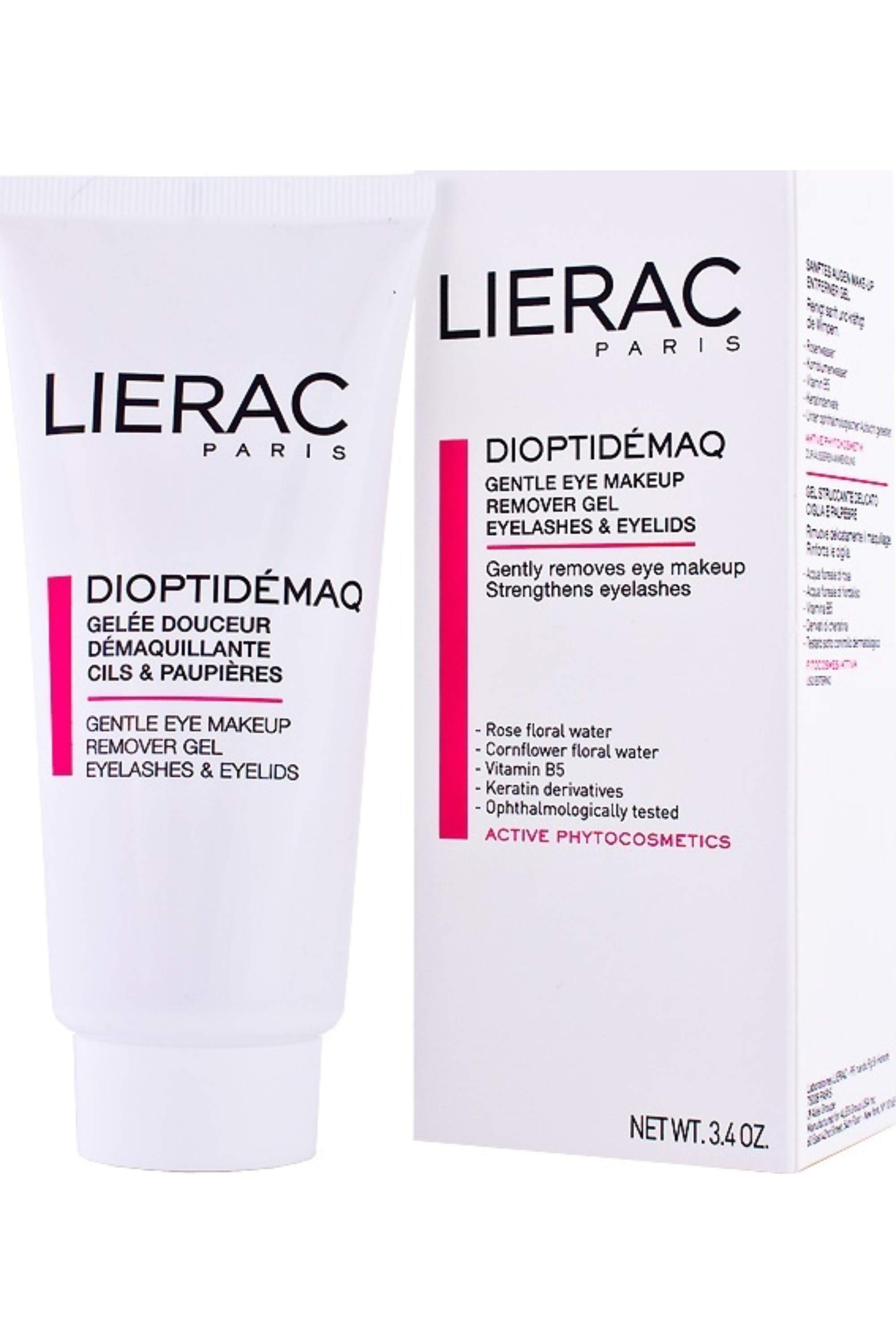 LIERAC DIOPTIDEMAQ GENTLE EYE MAKEUP REMOVER 100ML