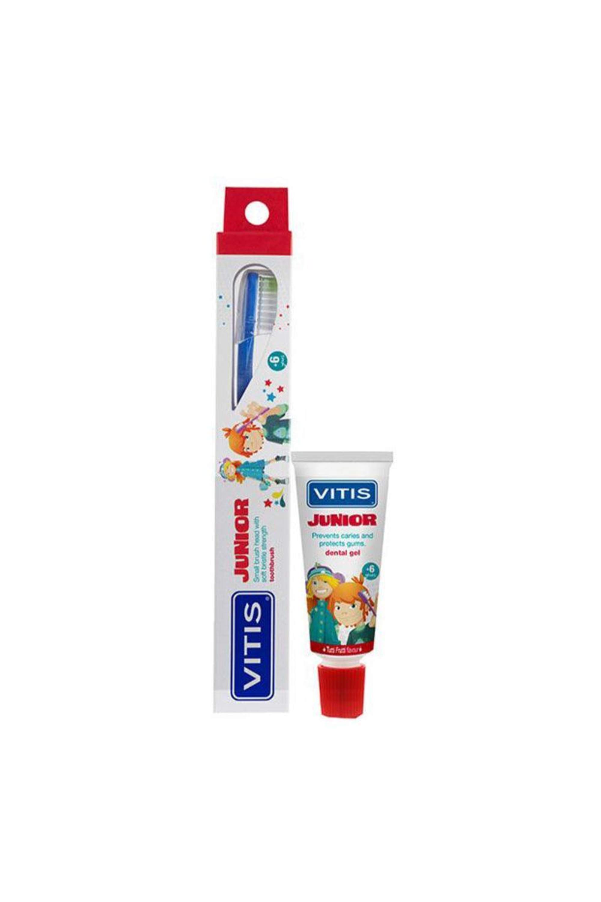 VITIS JUNIOR TOOTH BRUSH+GEL15ML