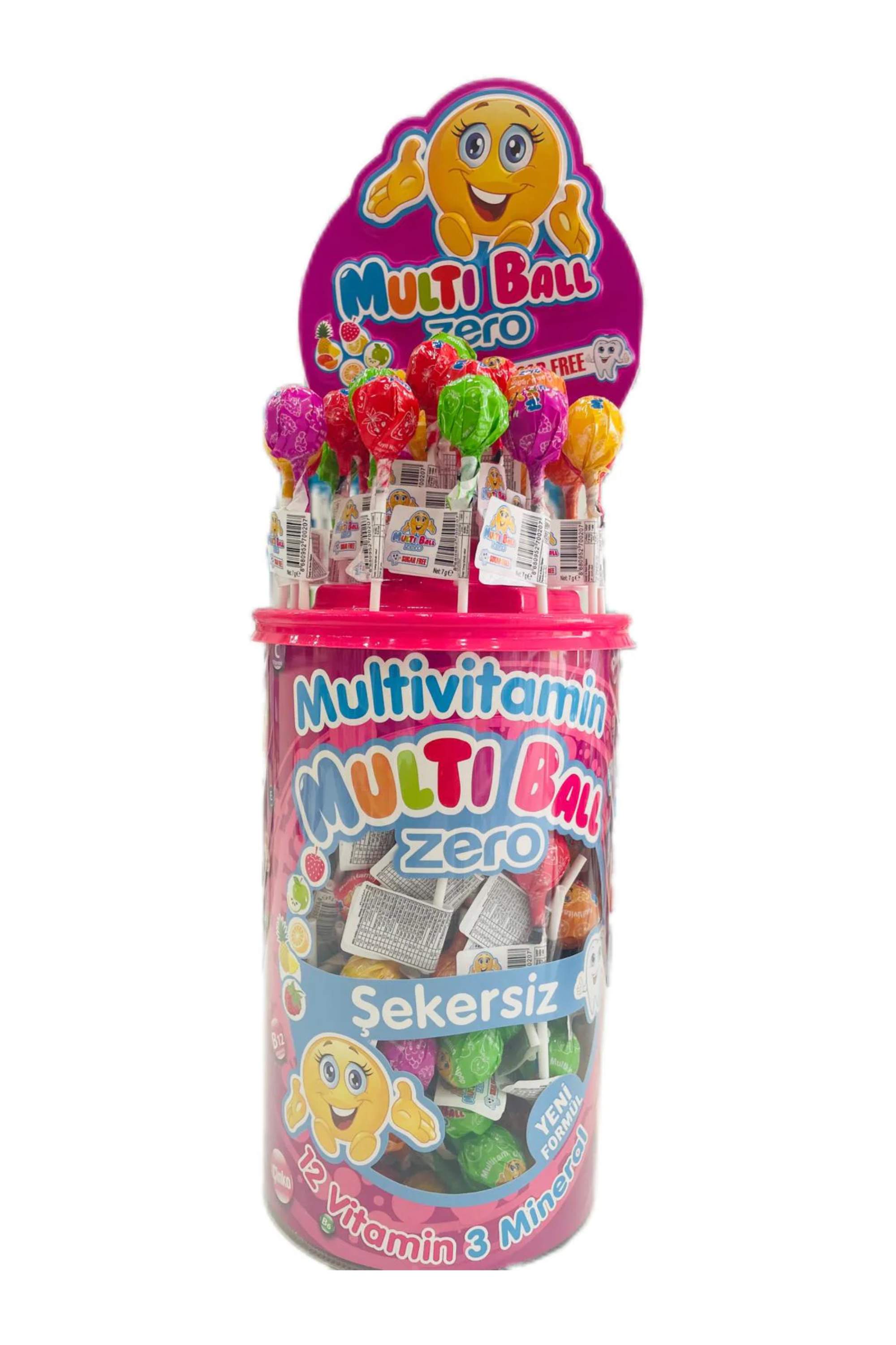 MULTIBALL ZERO VITAMIN LOLLIPOP