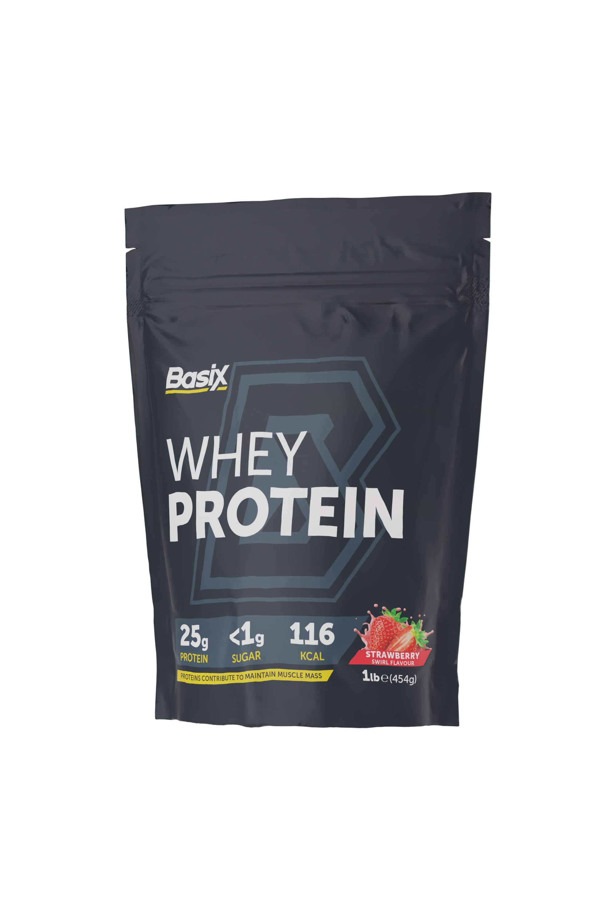 Basix whey protein strawberry 1 lb
