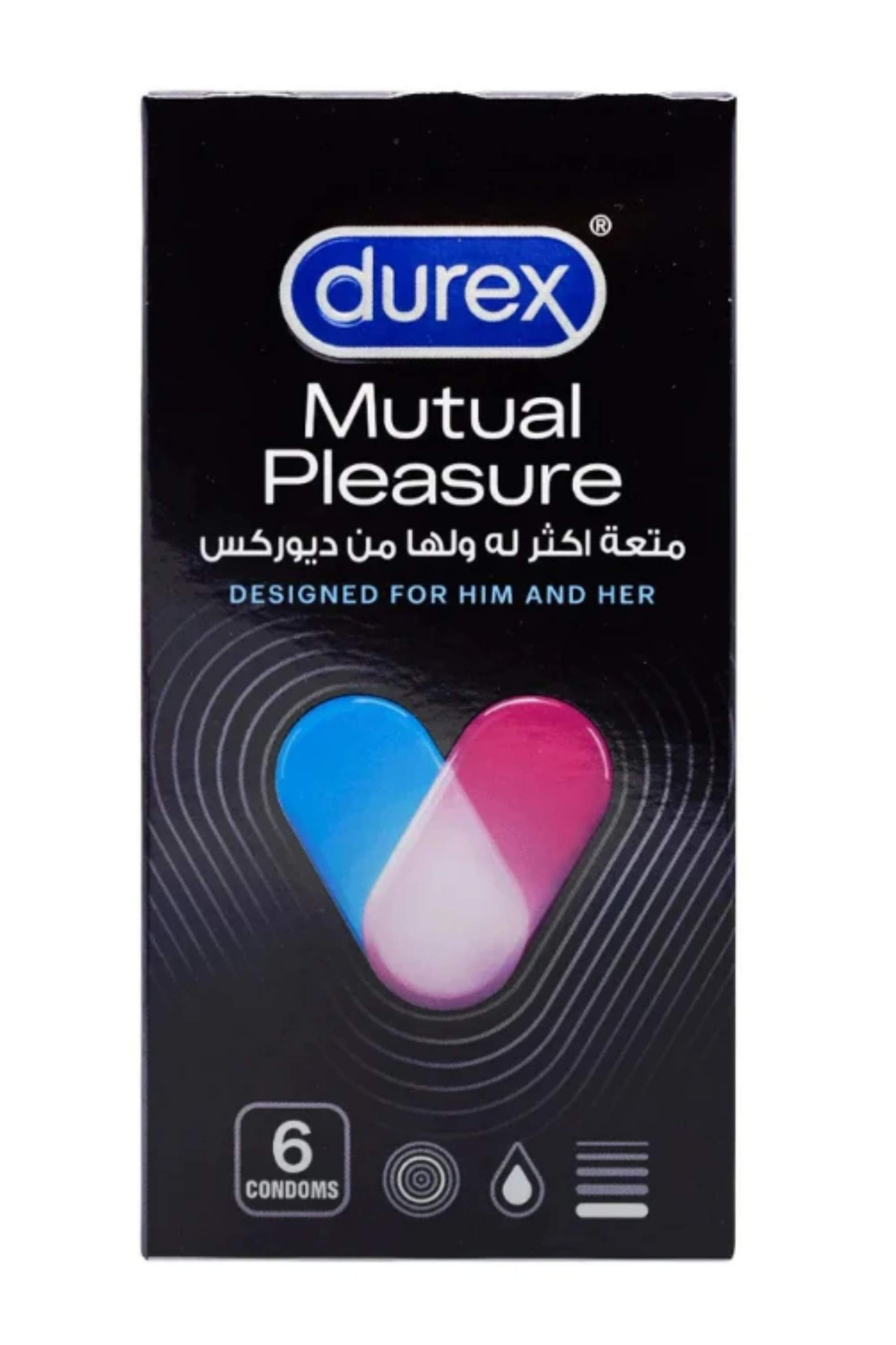 DUREX MUTUAL PLEASURE CONDOMS 10'S
