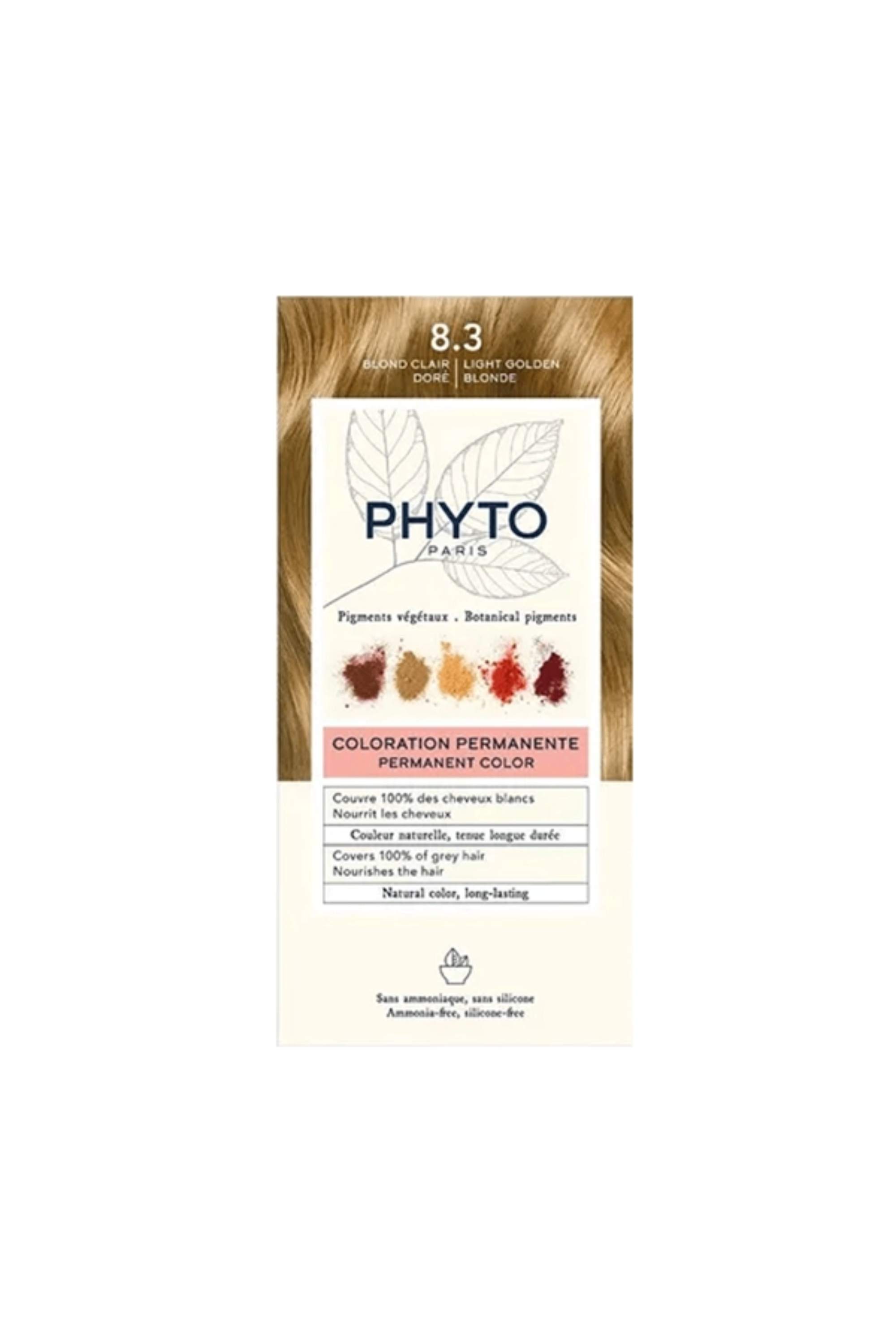 PHYTOCOLOR 8.3 LIGHT GOLDEN BLOND